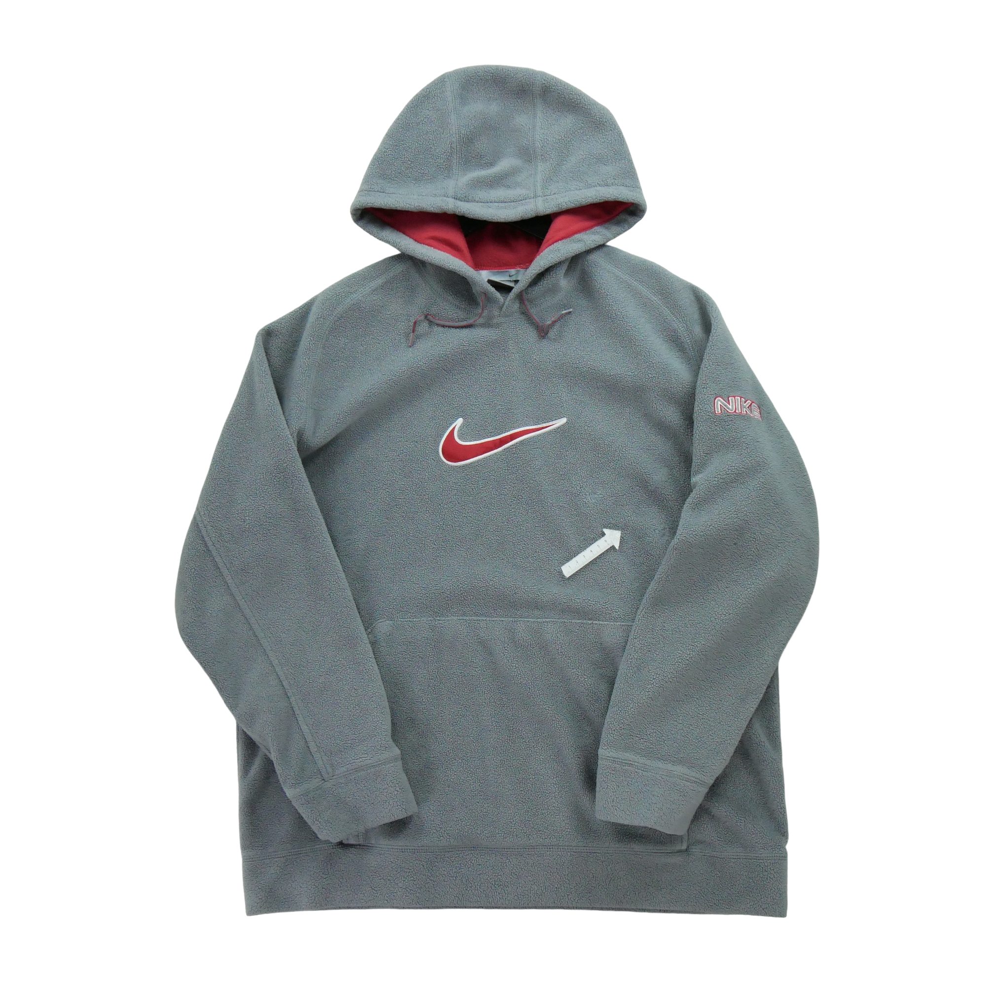 Pull polaire Homme  Vintage Y2K Gris 4