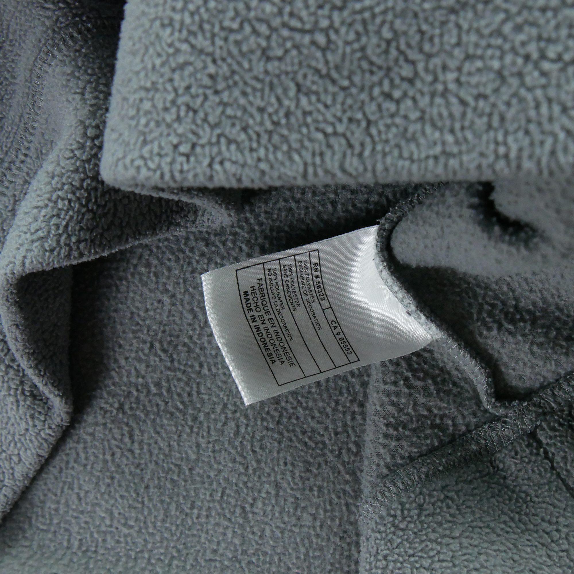 Pull polaire Homme  Vintage Y2K Gris 10