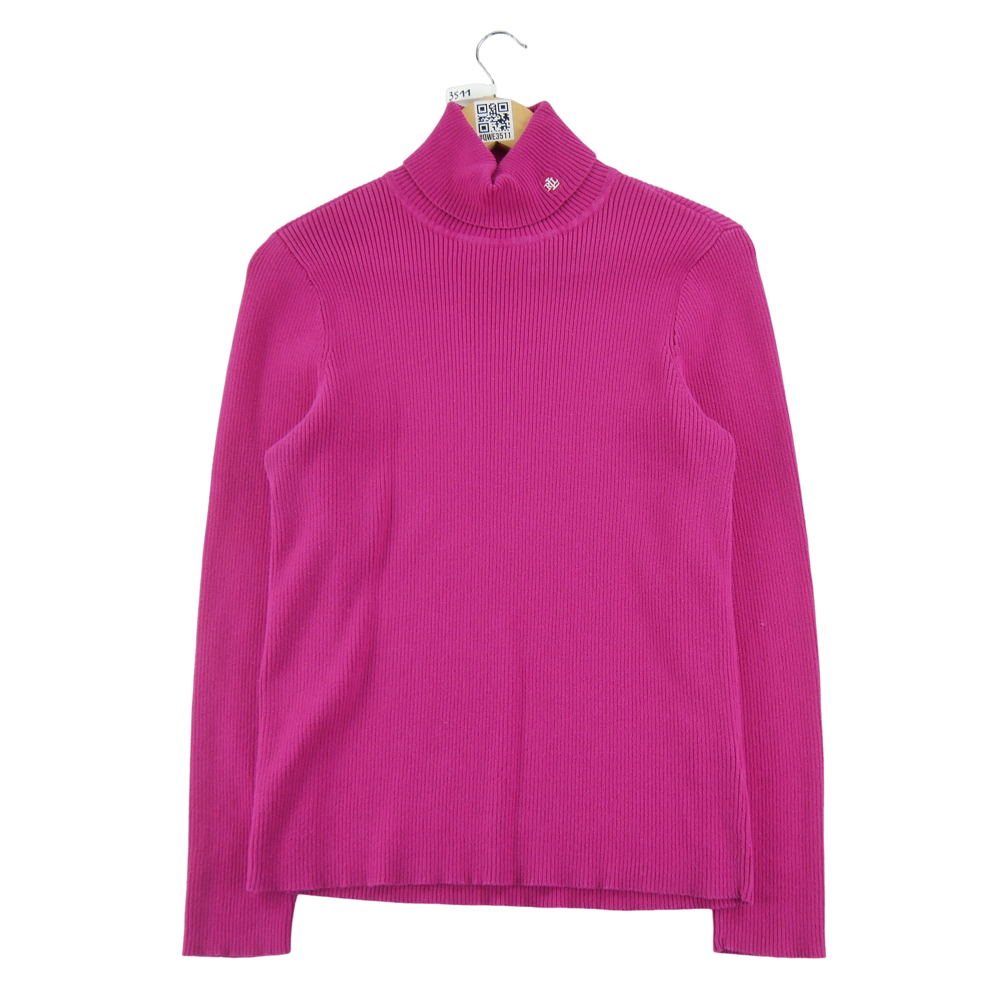 Pull Femme  col roulé Rose 1