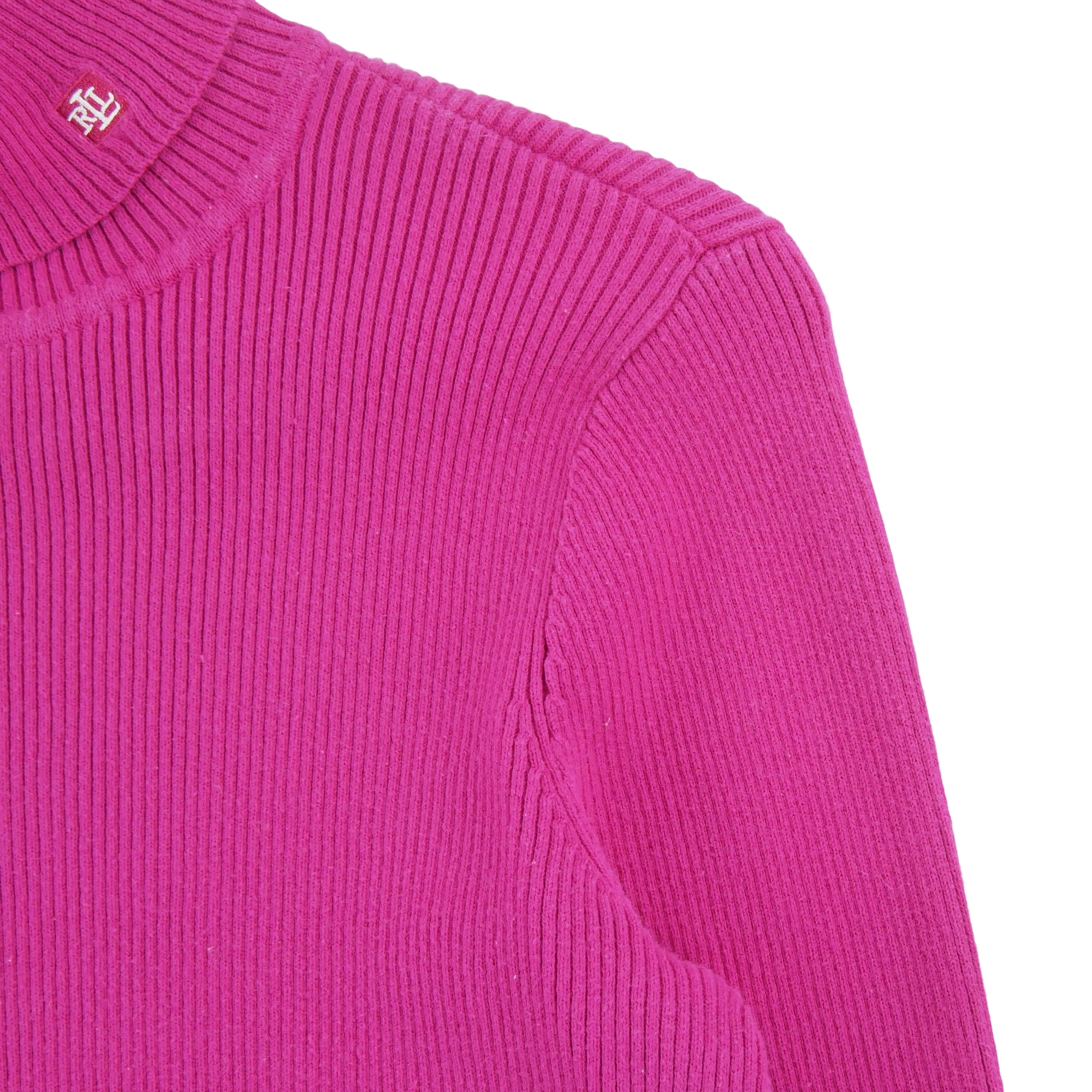 Pull Femme  col roulé Rose 3