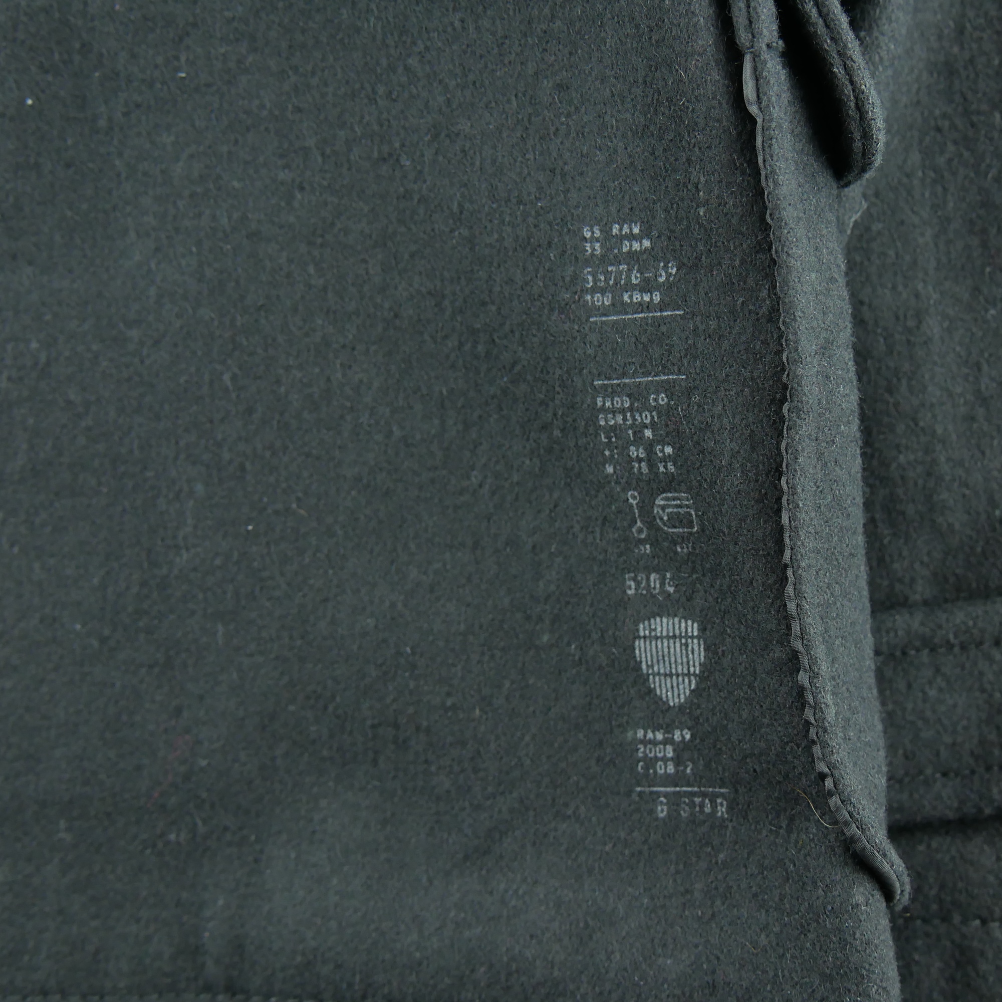 Parka Homme  en laine Noir 6