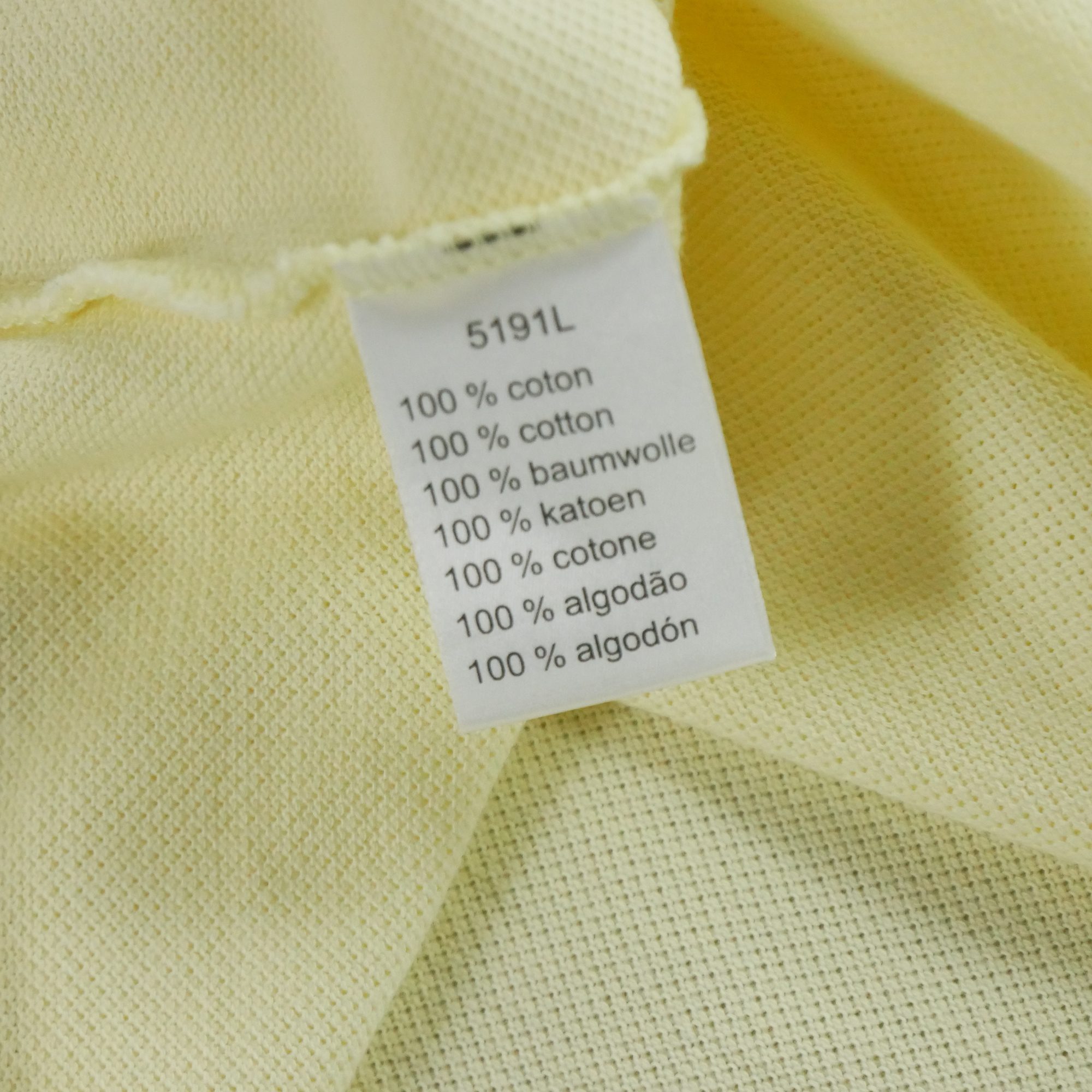 Polo manches courtes Homme  Jaune 8