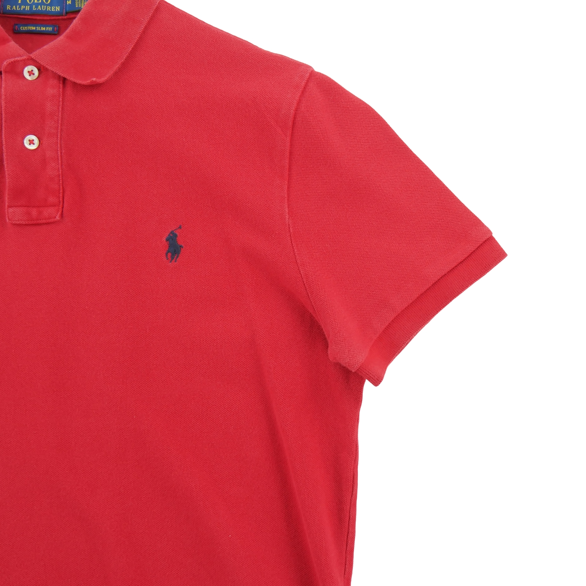 Polo manches courtes Homme  Rouge 4