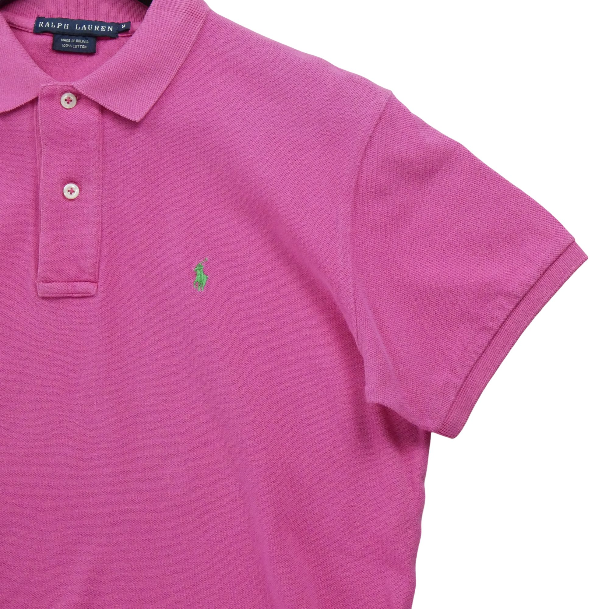 Polo manches courtes Femme  Rose 4