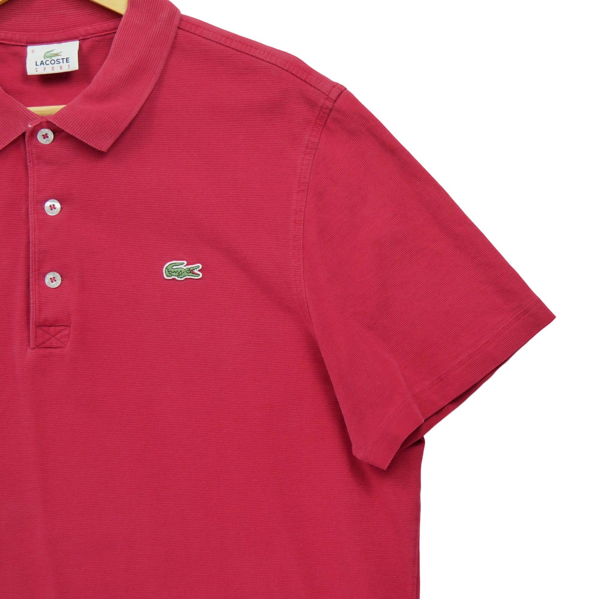 Polo manches courtes Homme  Rouge 4