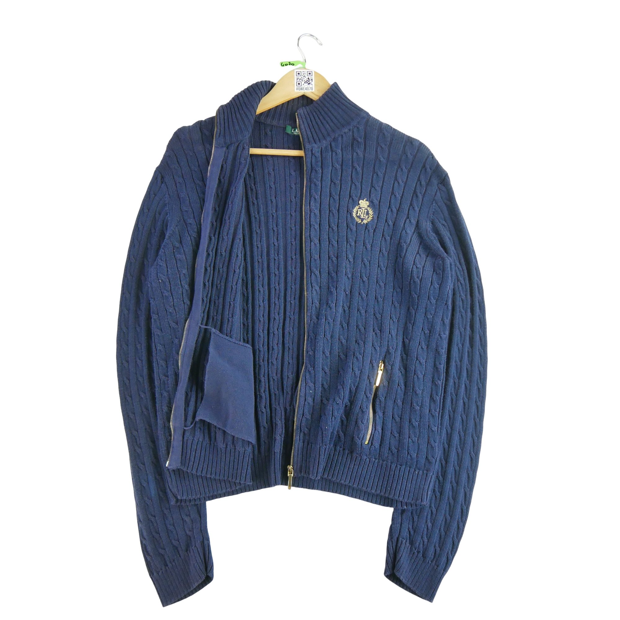 Gilet Femme cardigan Marine 3