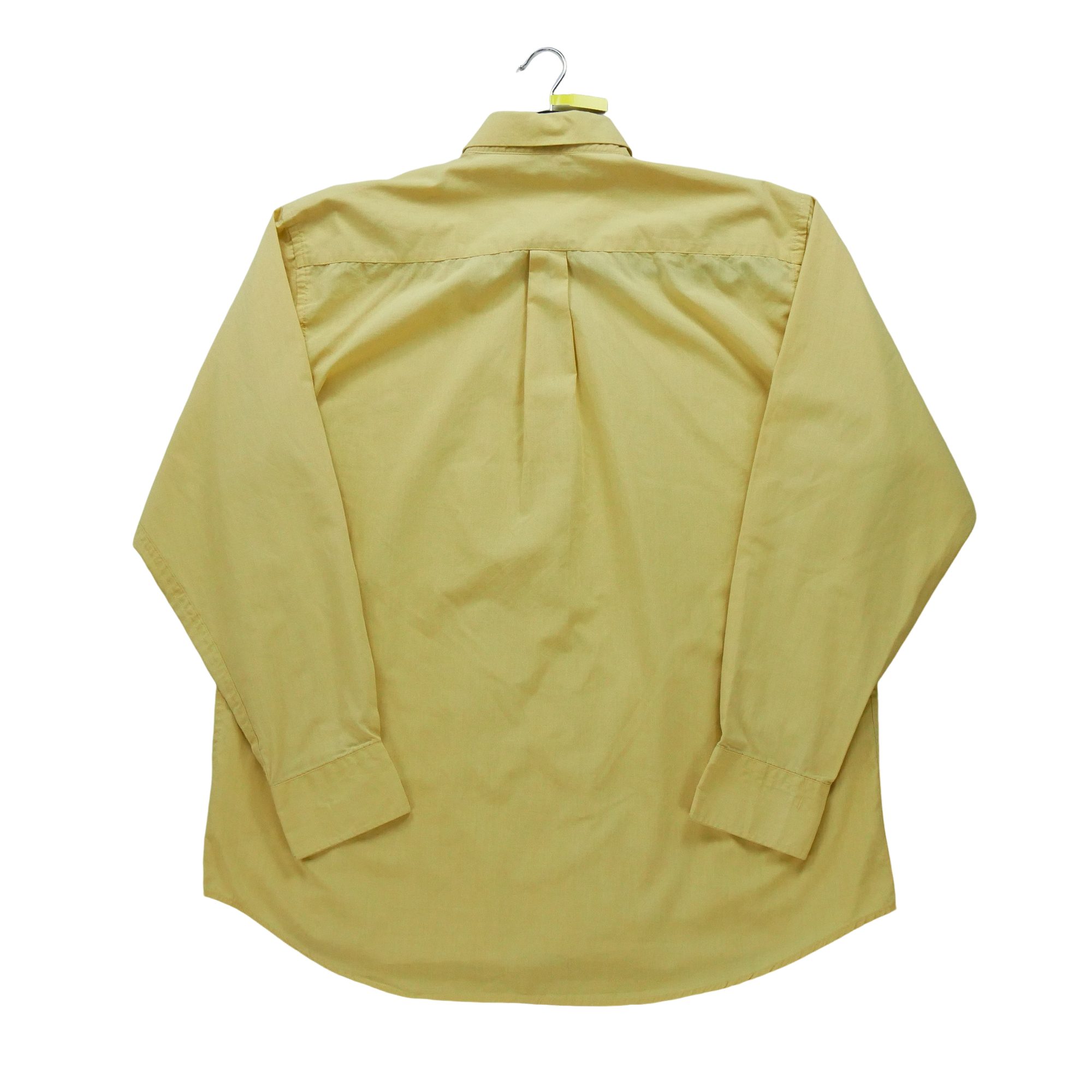 Chemise classiques Homme uni Jaune 3