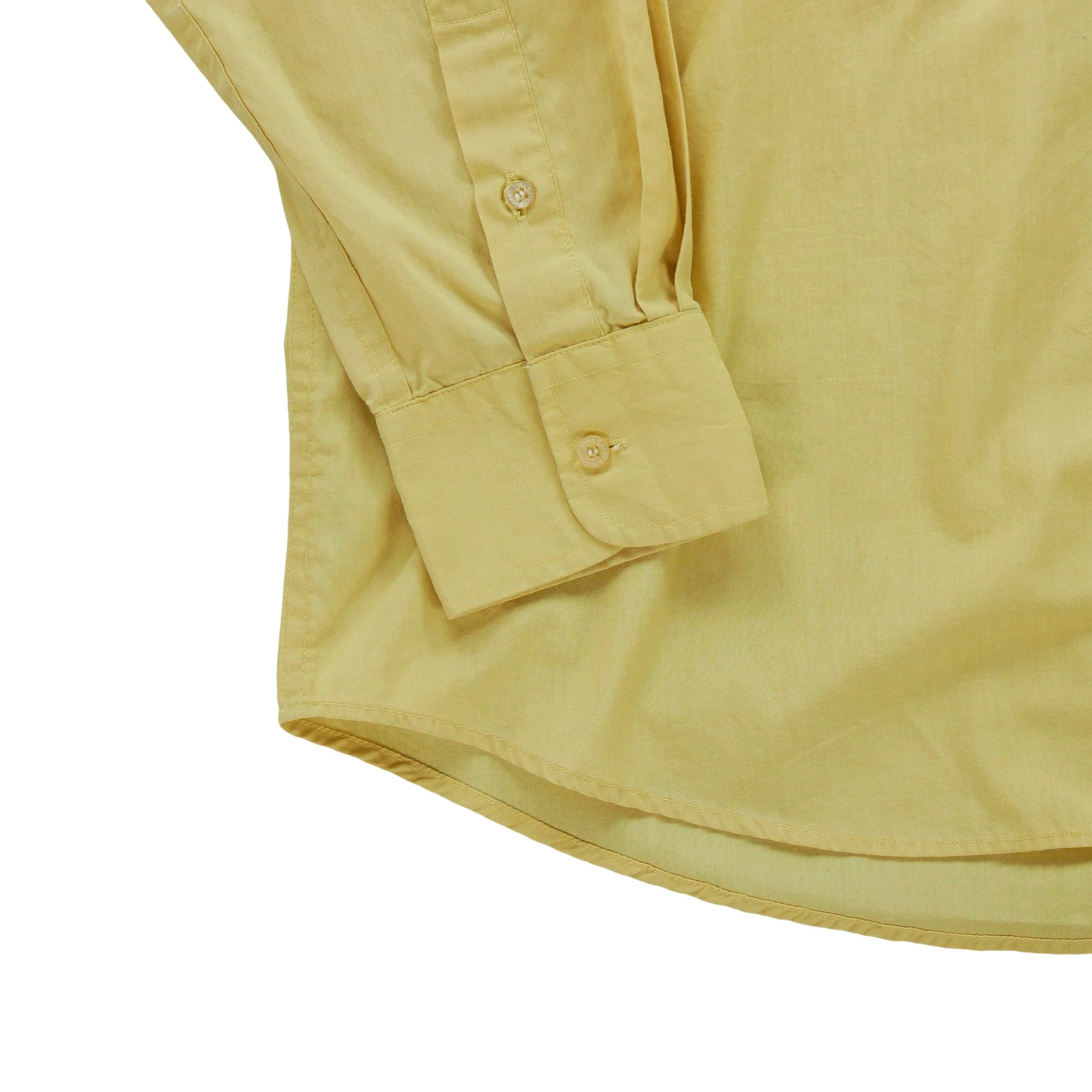 Chemise classiques Homme uni Jaune 8