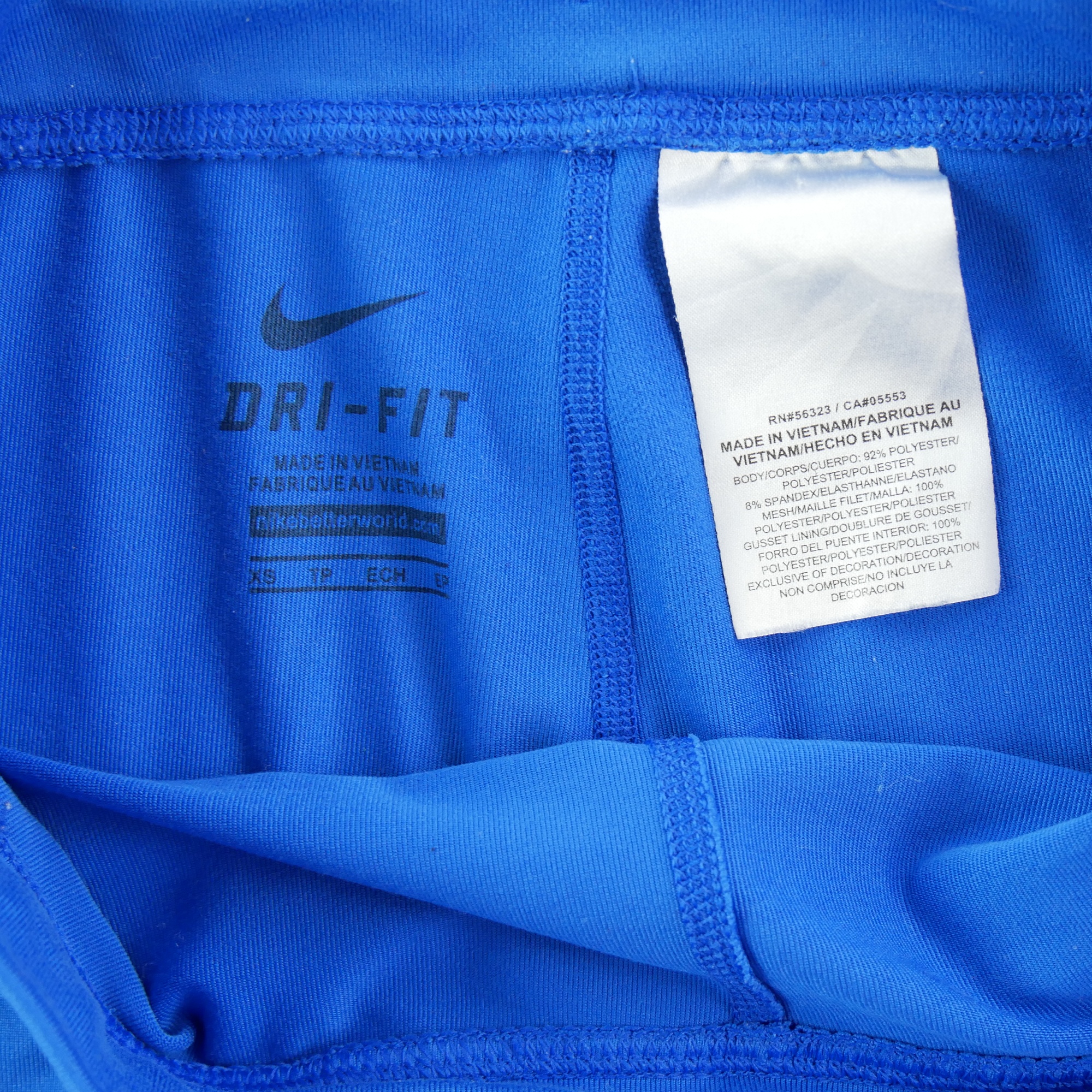 Short Femme  Dri-Fit Running Bleu 3