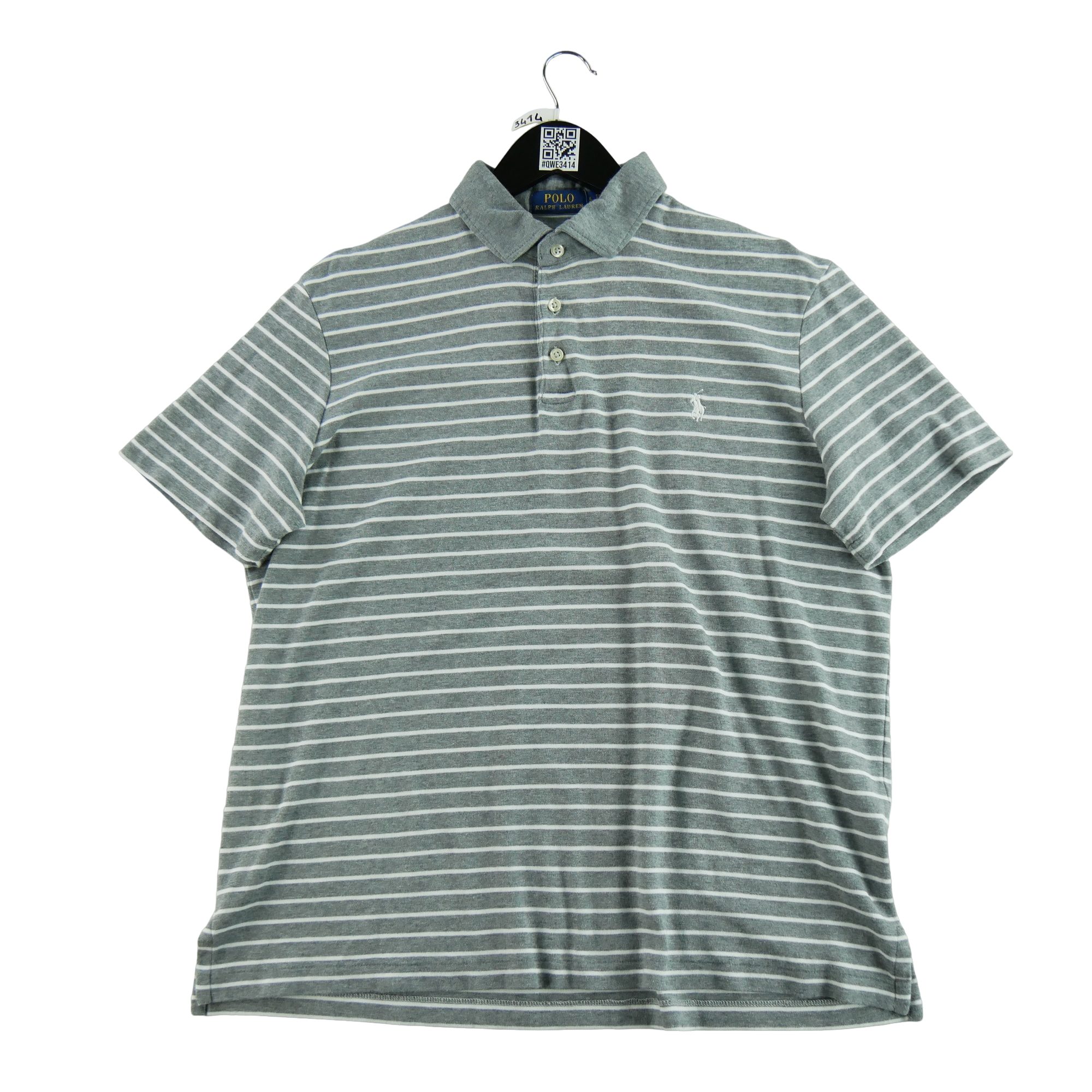 Polo manches courtes Homme  Gris 2