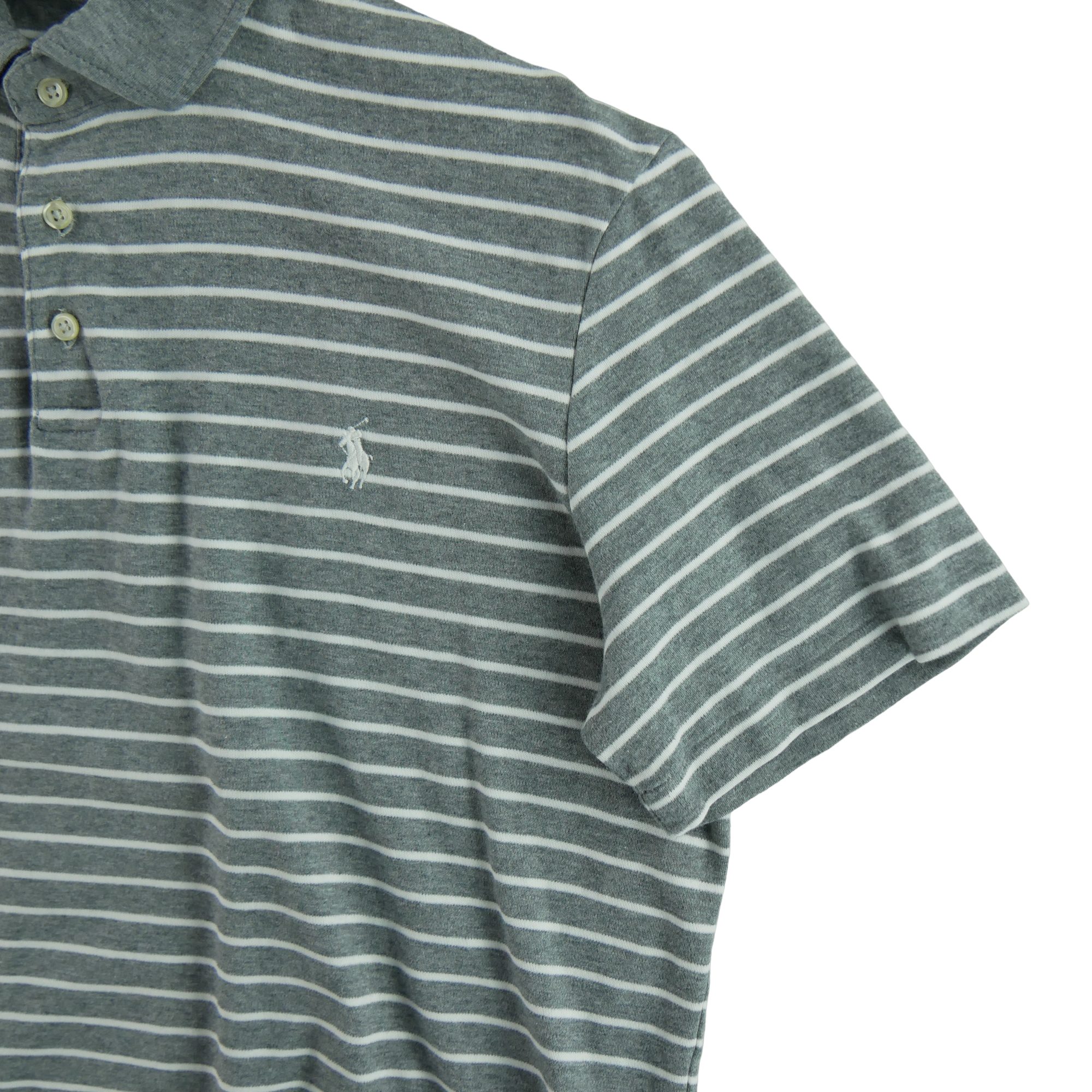 Polo manches courtes Homme  Gris 4