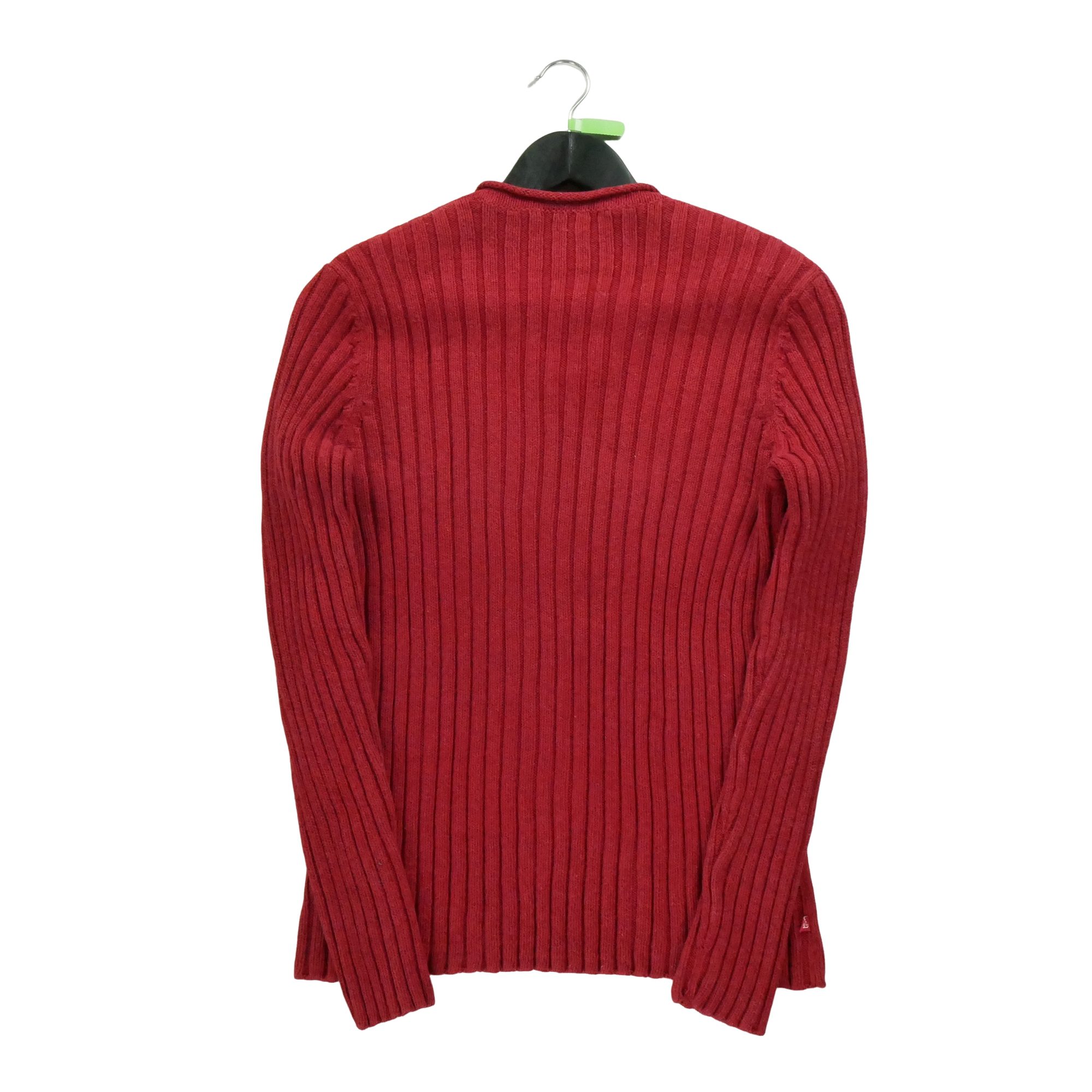 Pull Femme  soie et lin Rouge 2