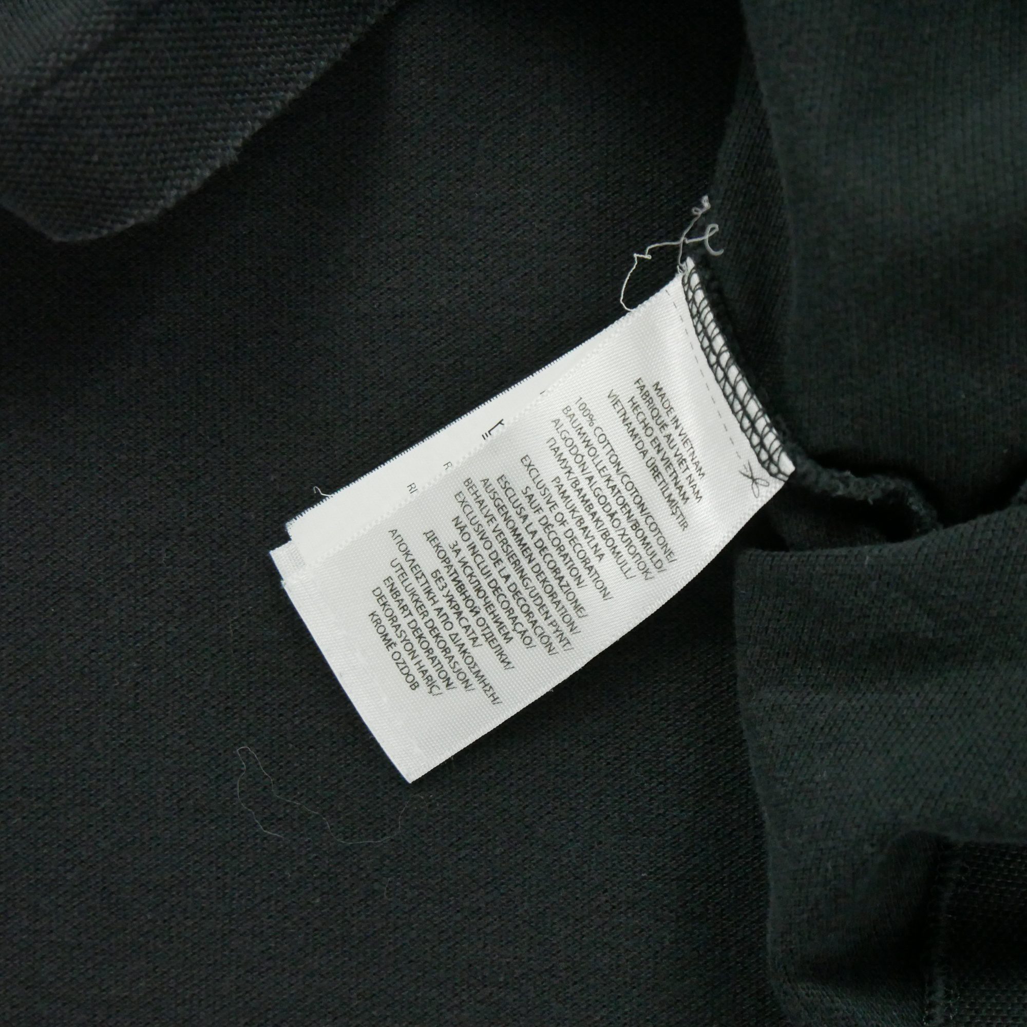 Polo manches courtes Homme  Noir 7