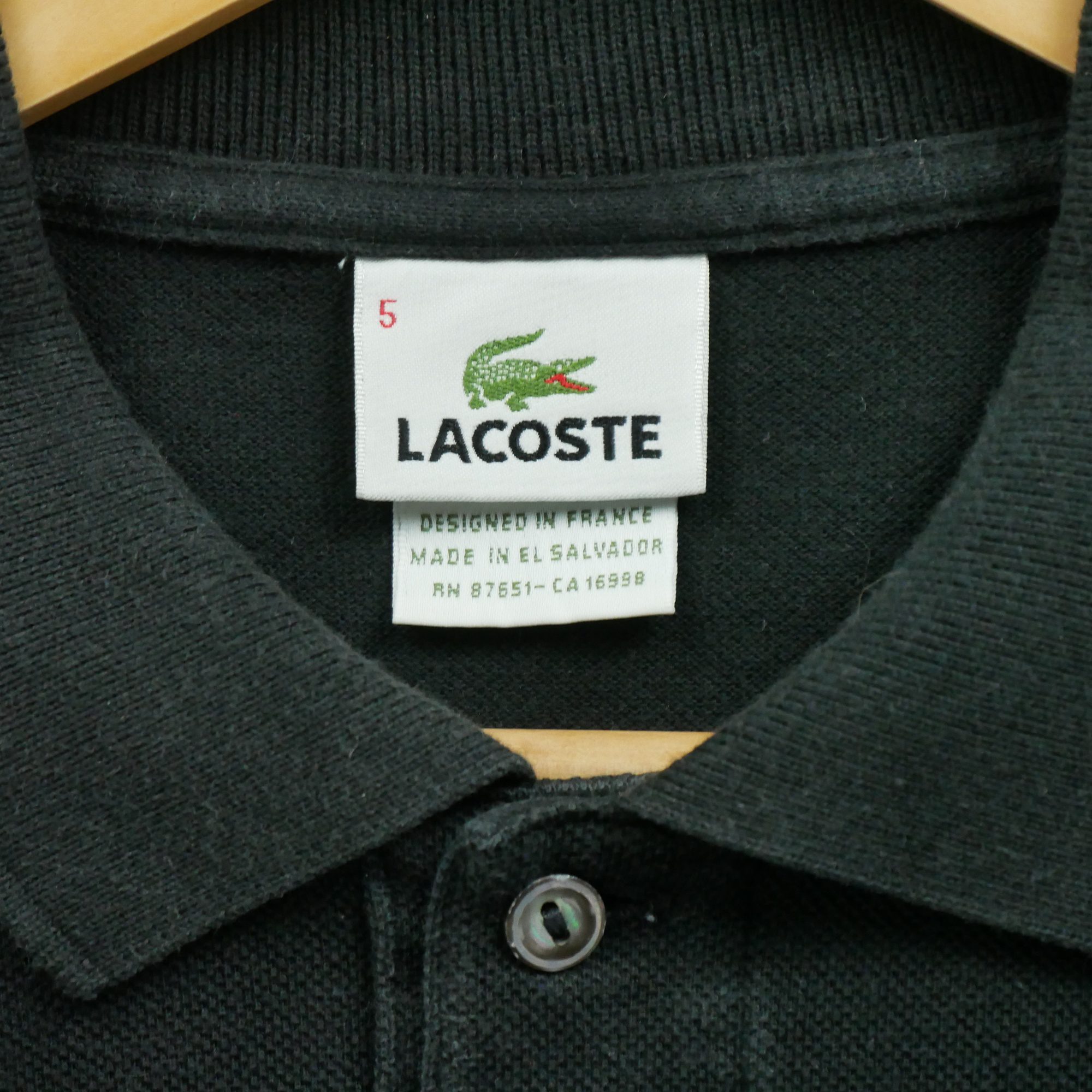 Polo manches courtes Homme  Noir 7