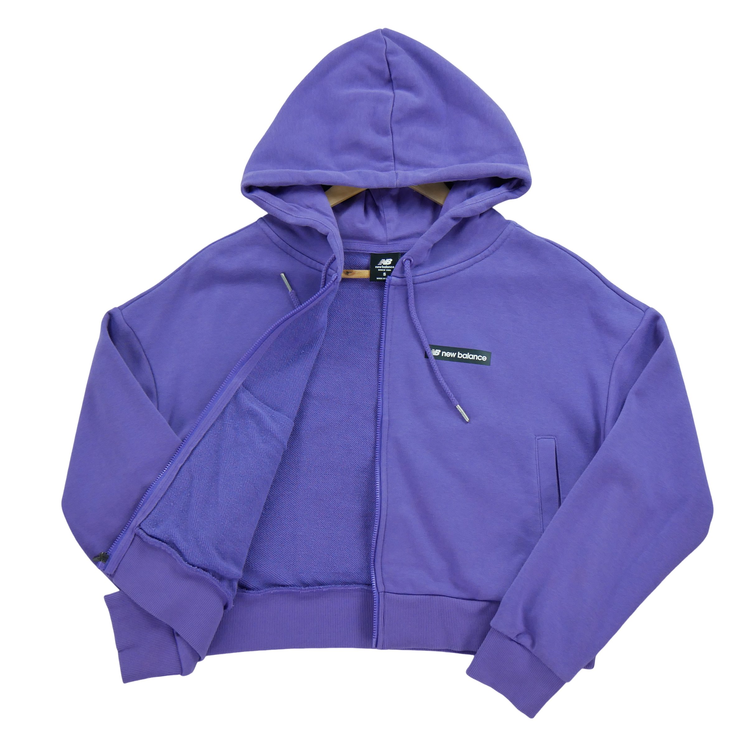 Sweat à capuche Femme  Full zip Violet 3
