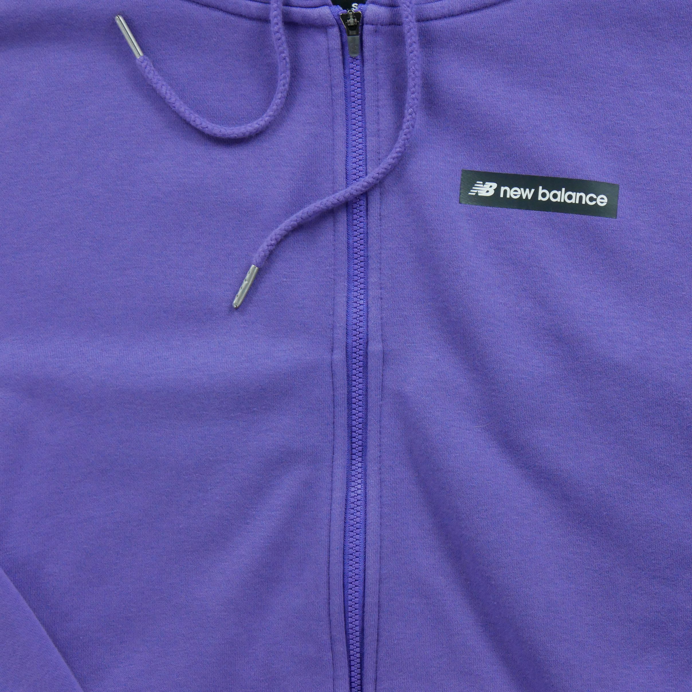 Sweat à capuche Femme  Full zip Violet 4