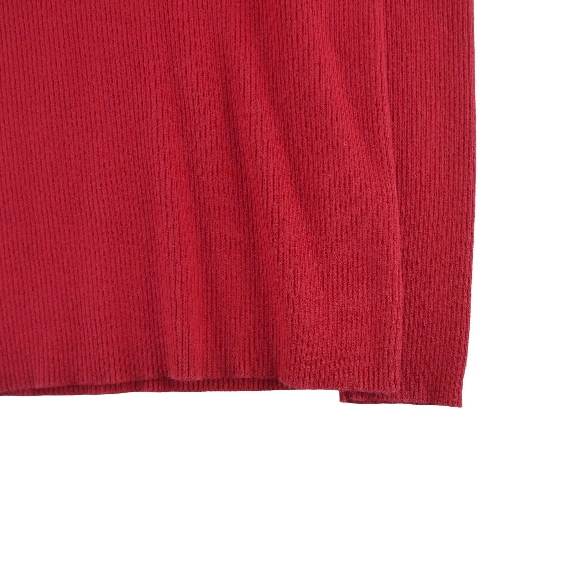 Pull Femme  col roulé Rouge 3