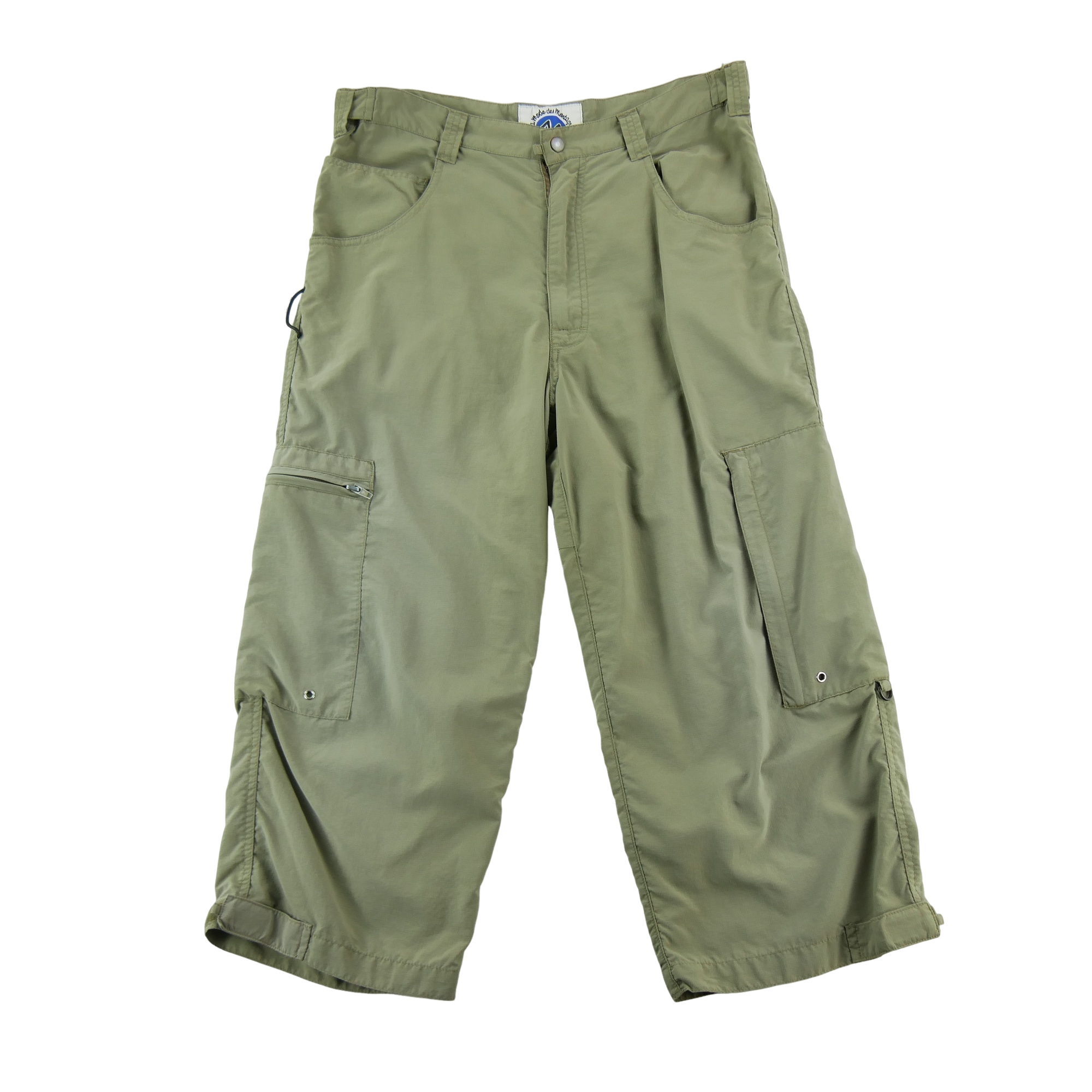 Pantalon Femme Pantacourt Beige 1