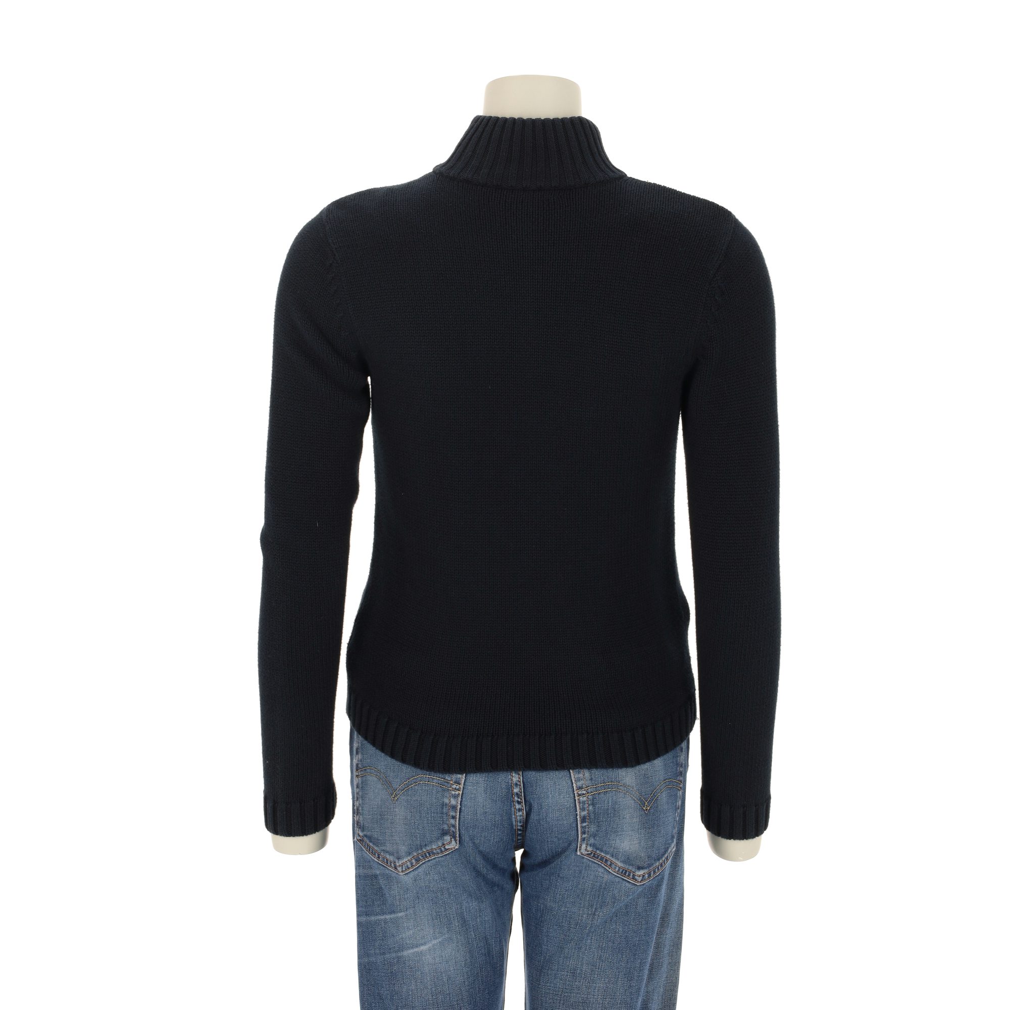 Pull Femme  full-zip Marine 2