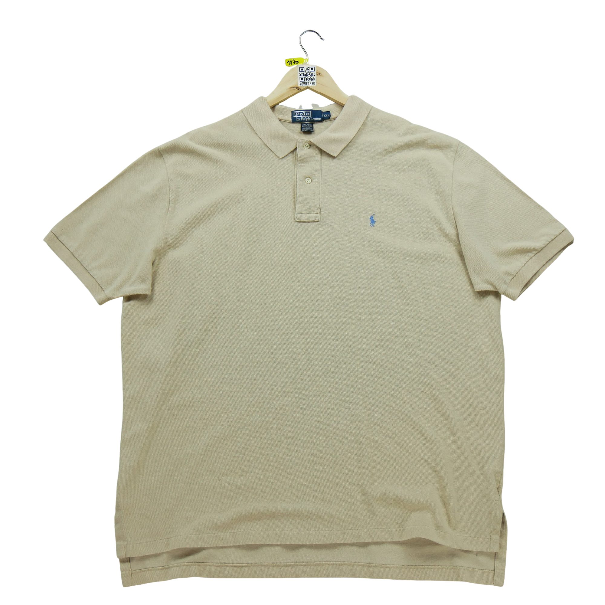 Polo manches courtes Homme  Beige 2