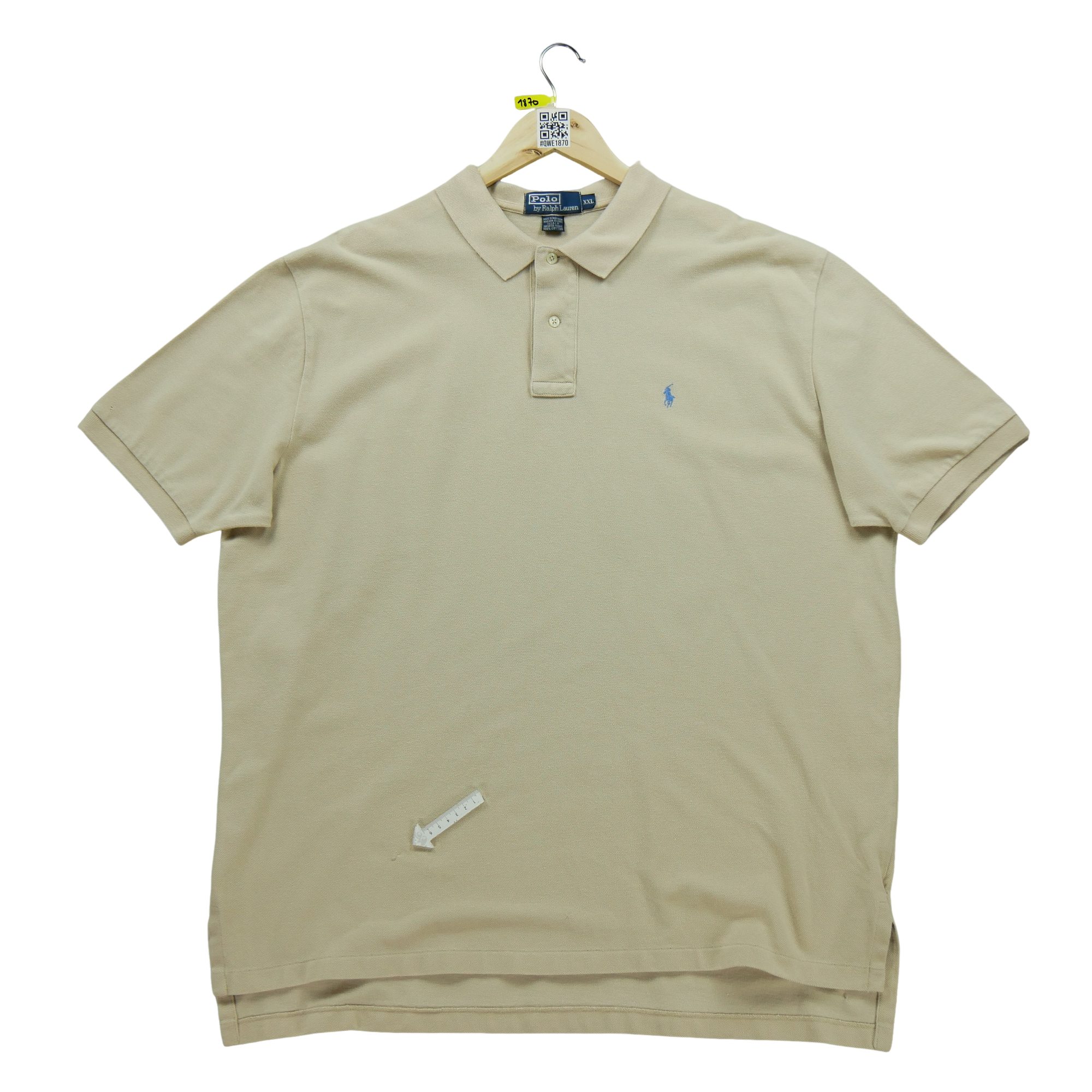Polo manches courtes Homme  Beige 3