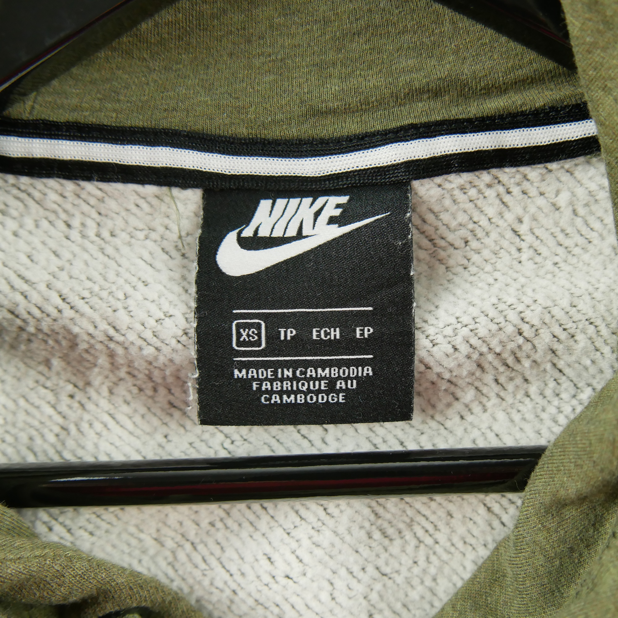 Sweat à capuche Femme  Kaki 5