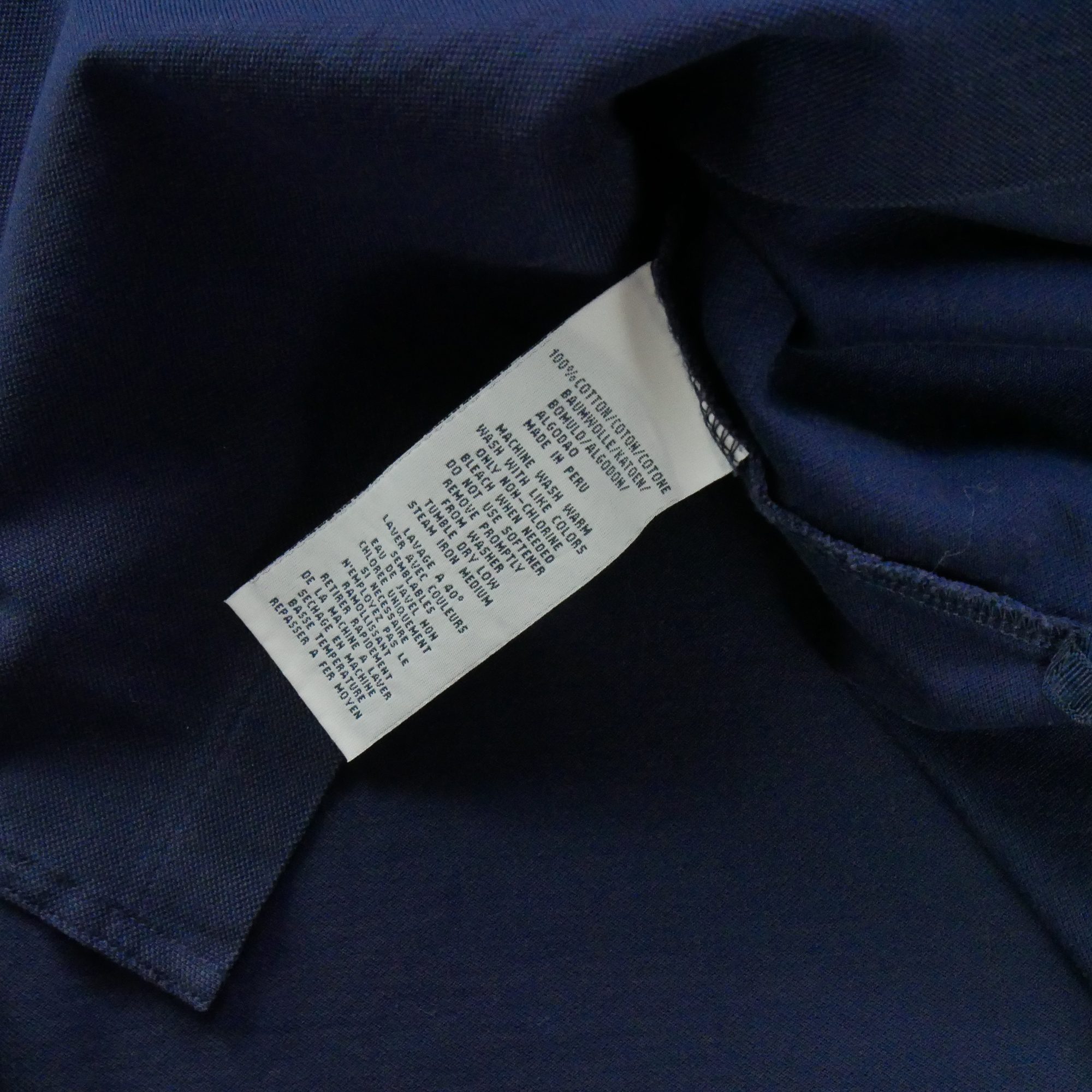 Polo manches courtes Homme  Marine 8
