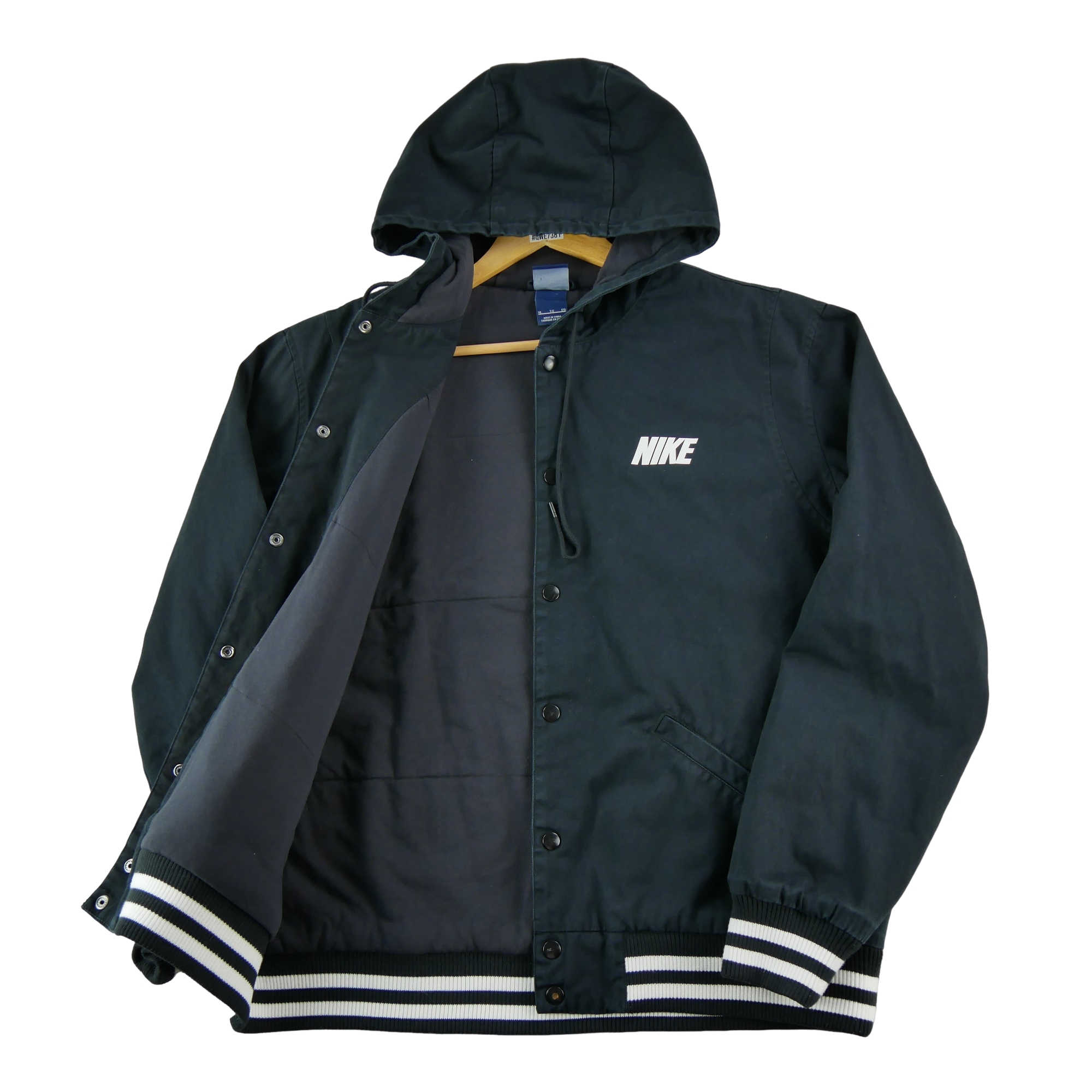 Blouson Homme  à capuche Teddy Noir 3
