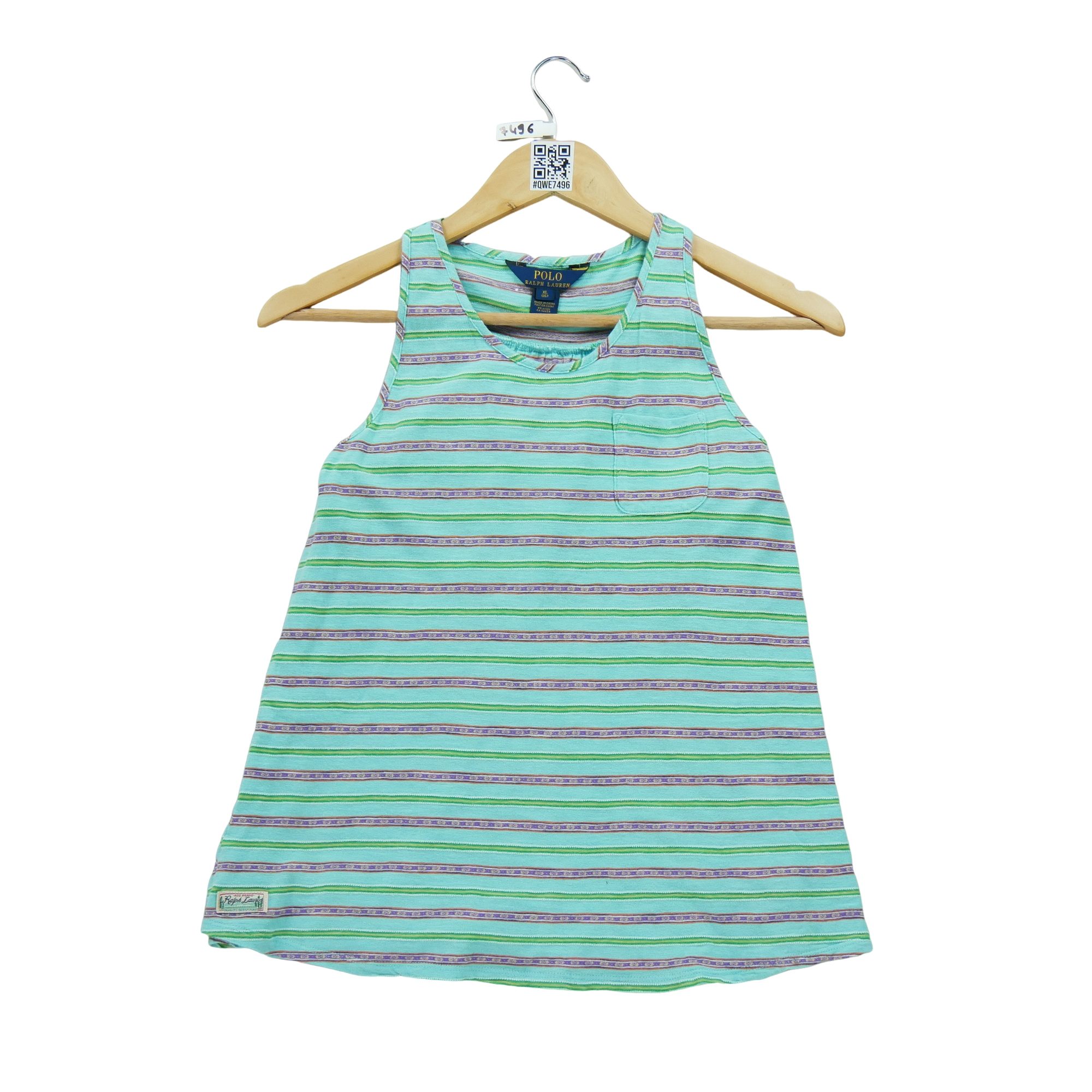 T-shirt sans manches Femme  Turquoise 1