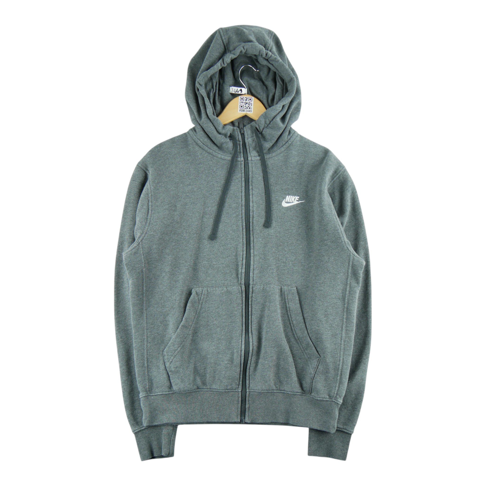 Sweat à capuche Femme  full-zip Gris 1