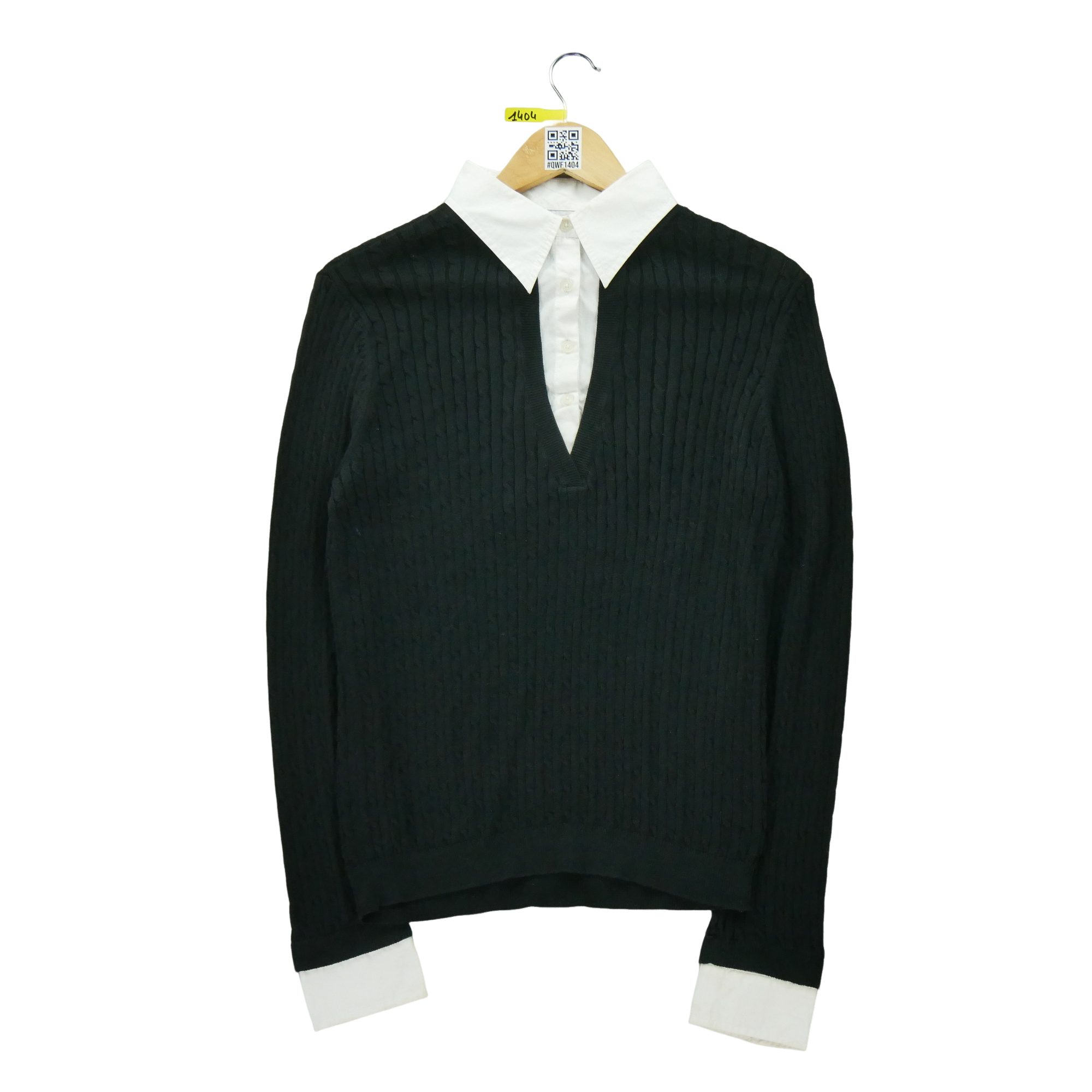 Pull Femme  en soie Noir 1