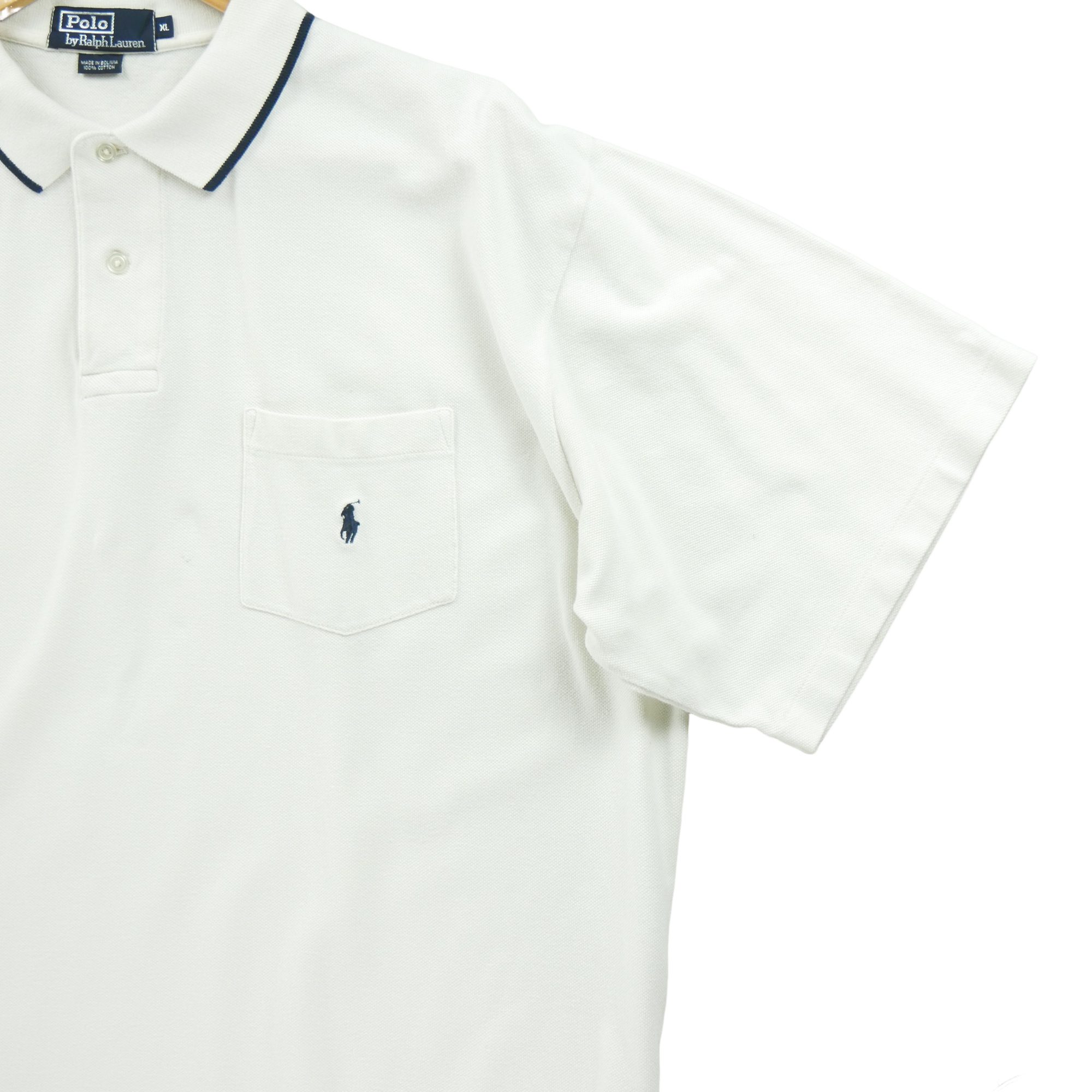 Polo manches courtes Homme  Blanc 4