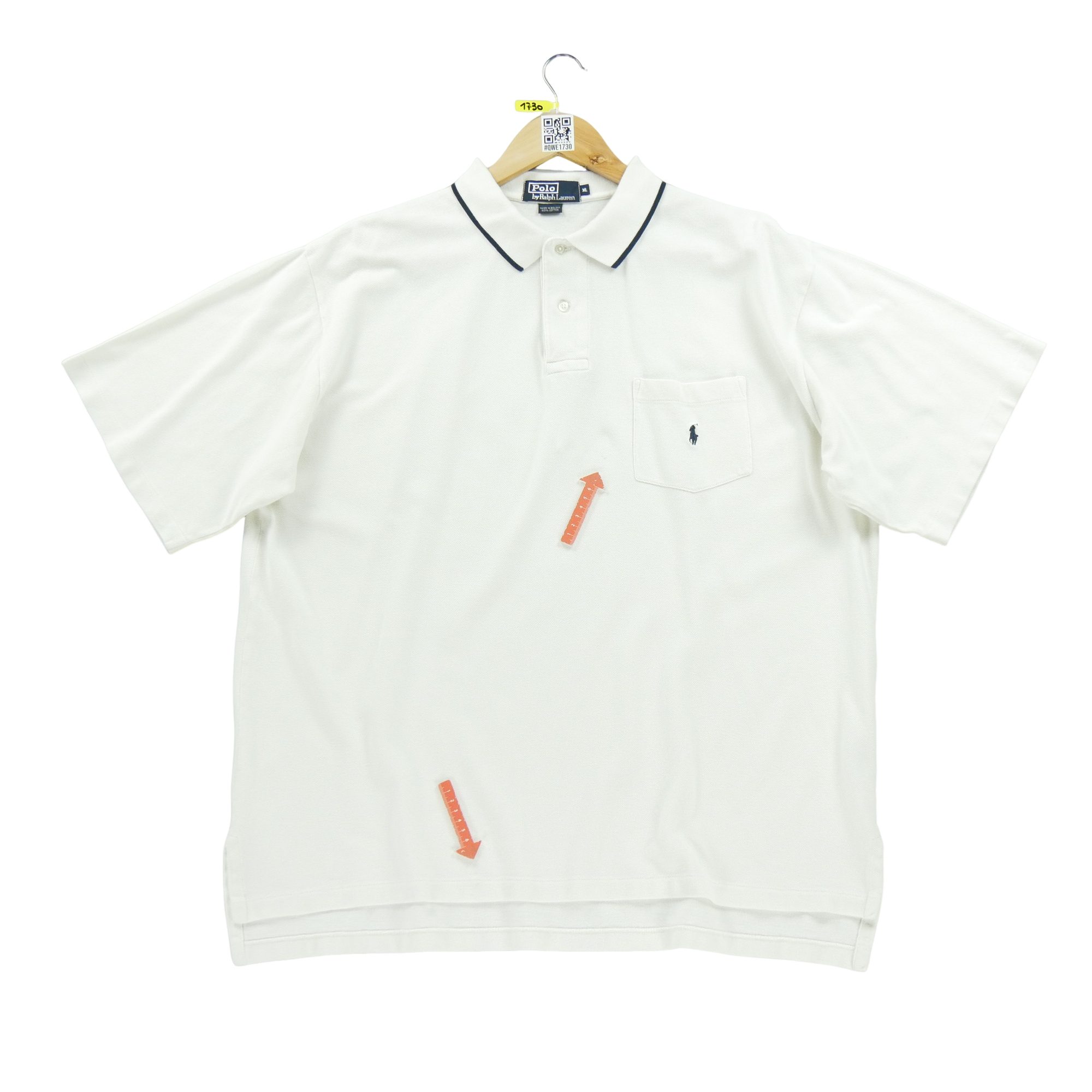 Polo manches courtes Homme  Blanc 5
