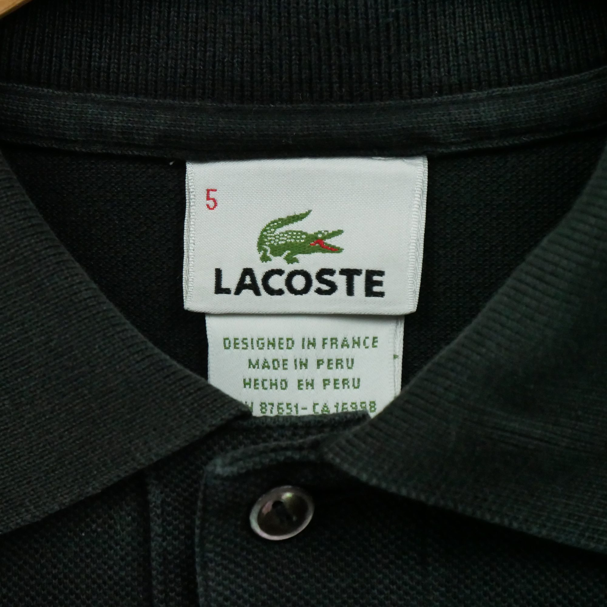Polo manches courtes Homme  Noir 8