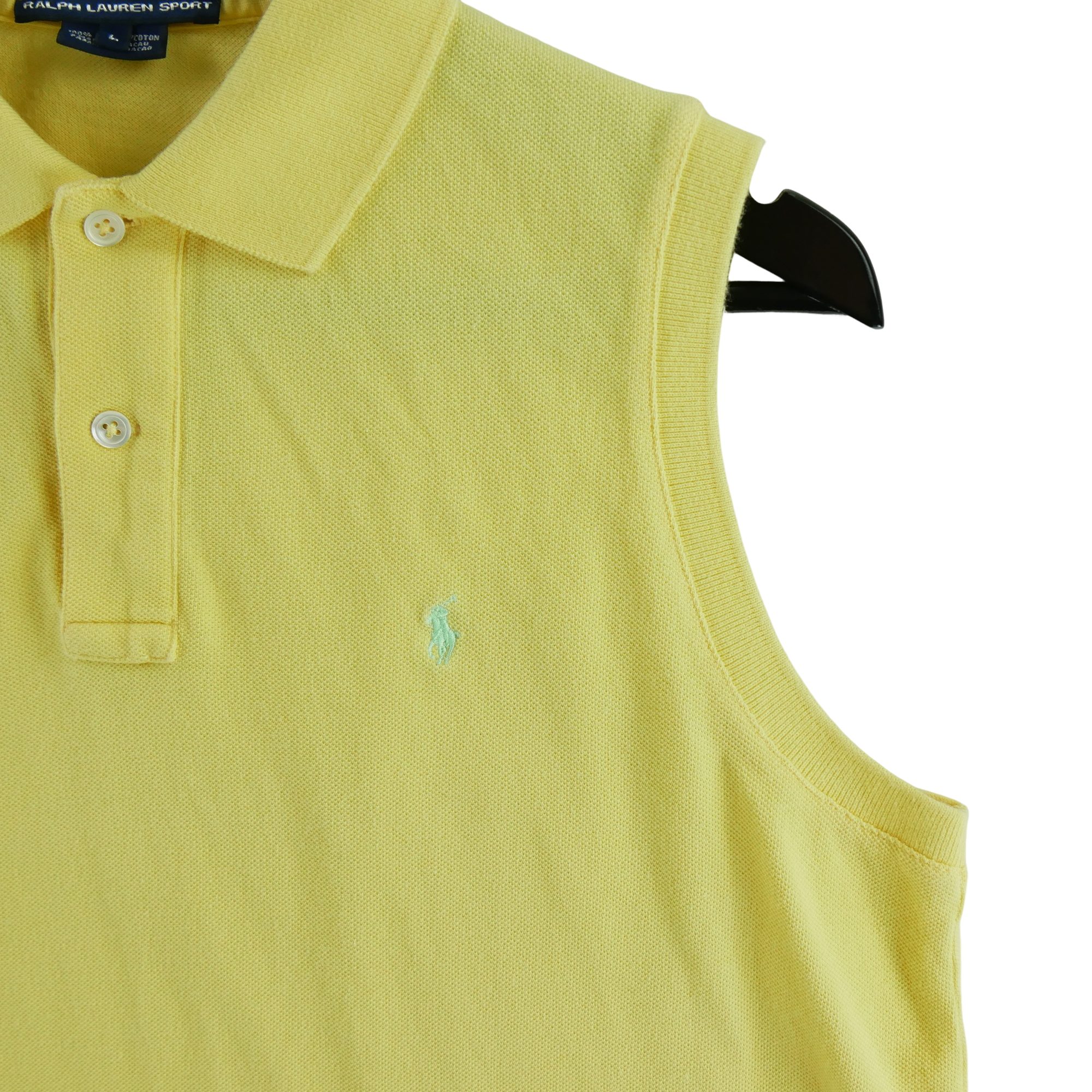 Polo sans manches Femme  Jaune 3