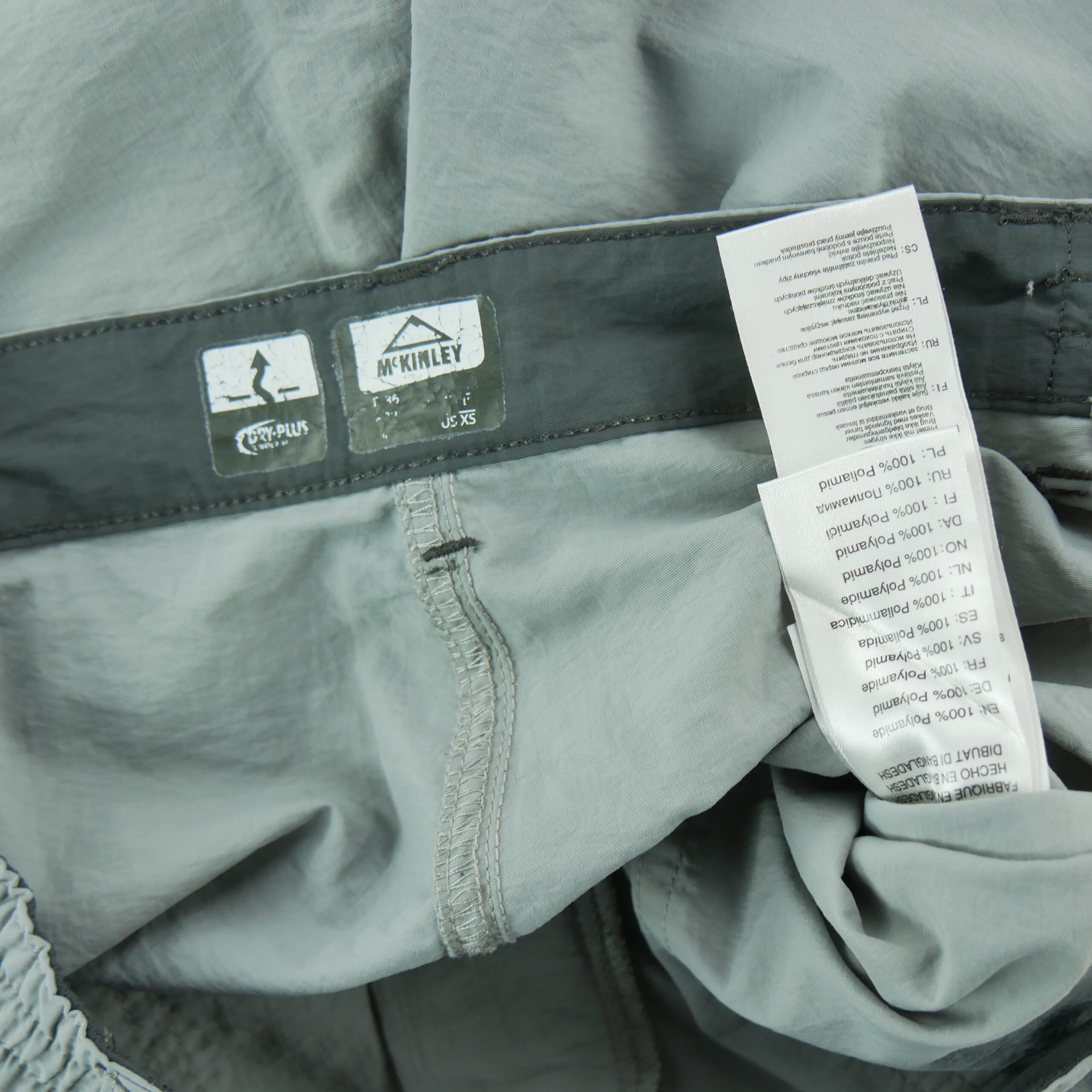 Pantalon Homme randonnée outdoor Gris 6