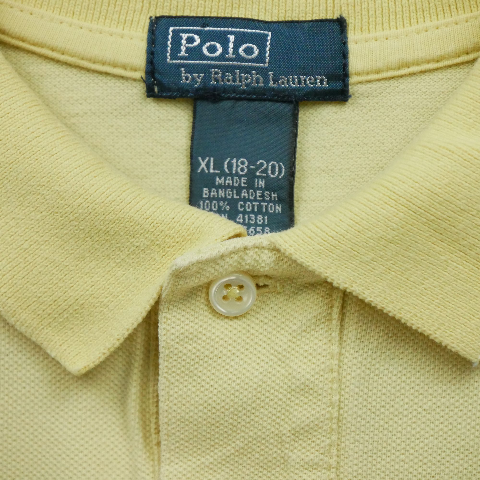 Polo manches courtes Homme  Jaune 6