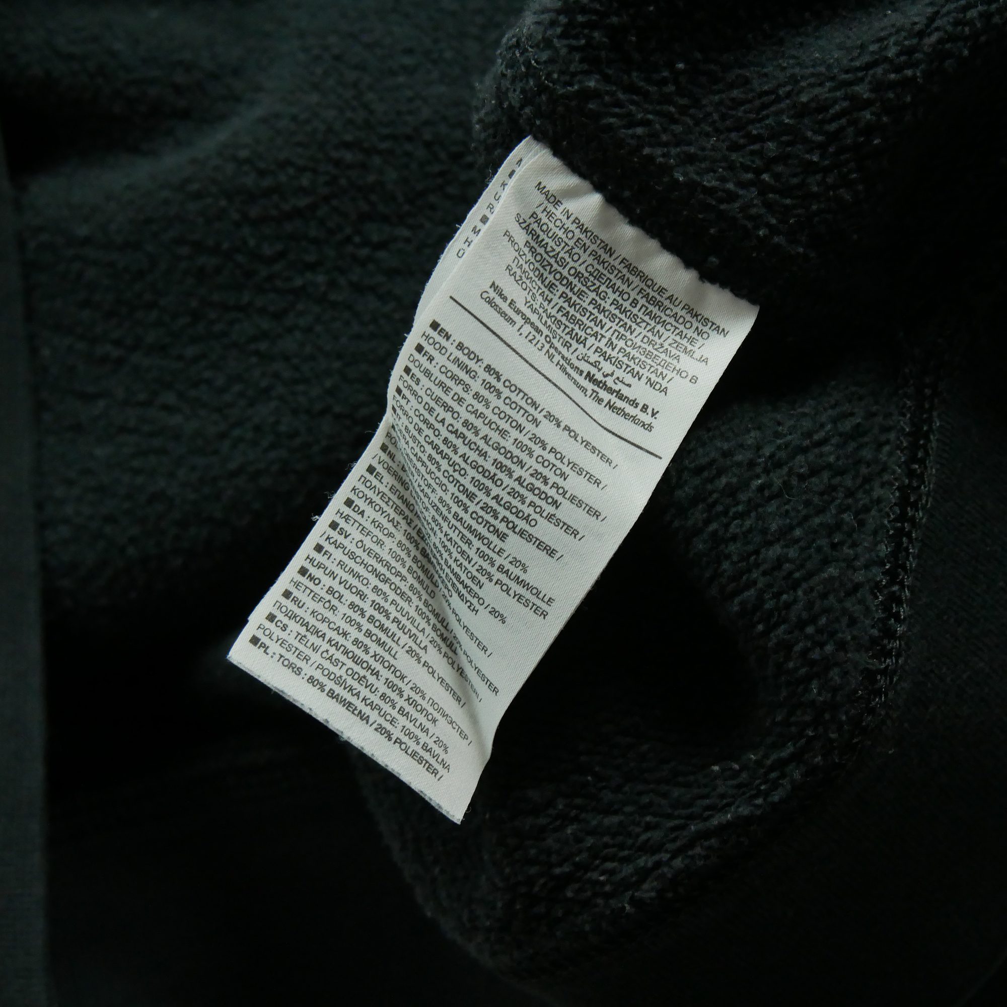 Sweat à capuche Homme  Noir 6