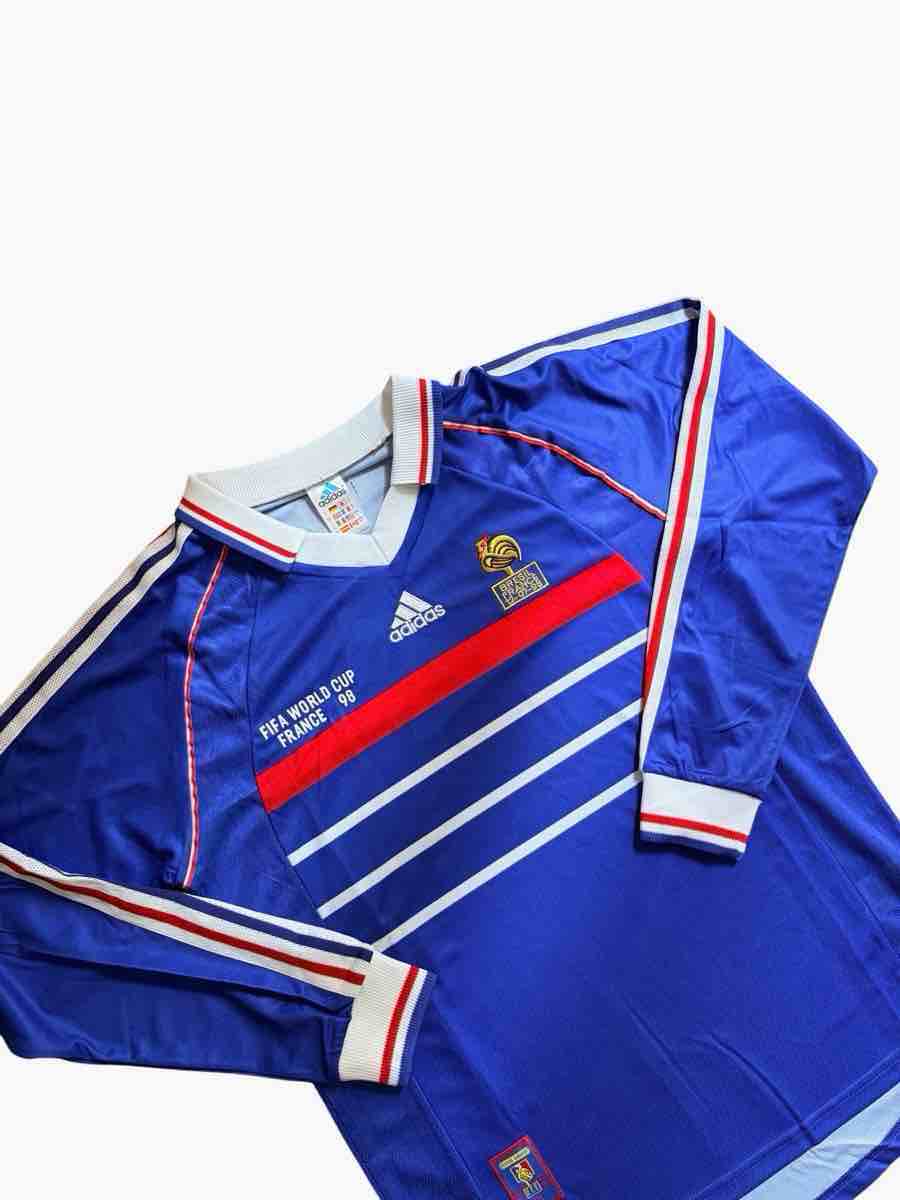 maillot équipe de France 1998 manches longues  2