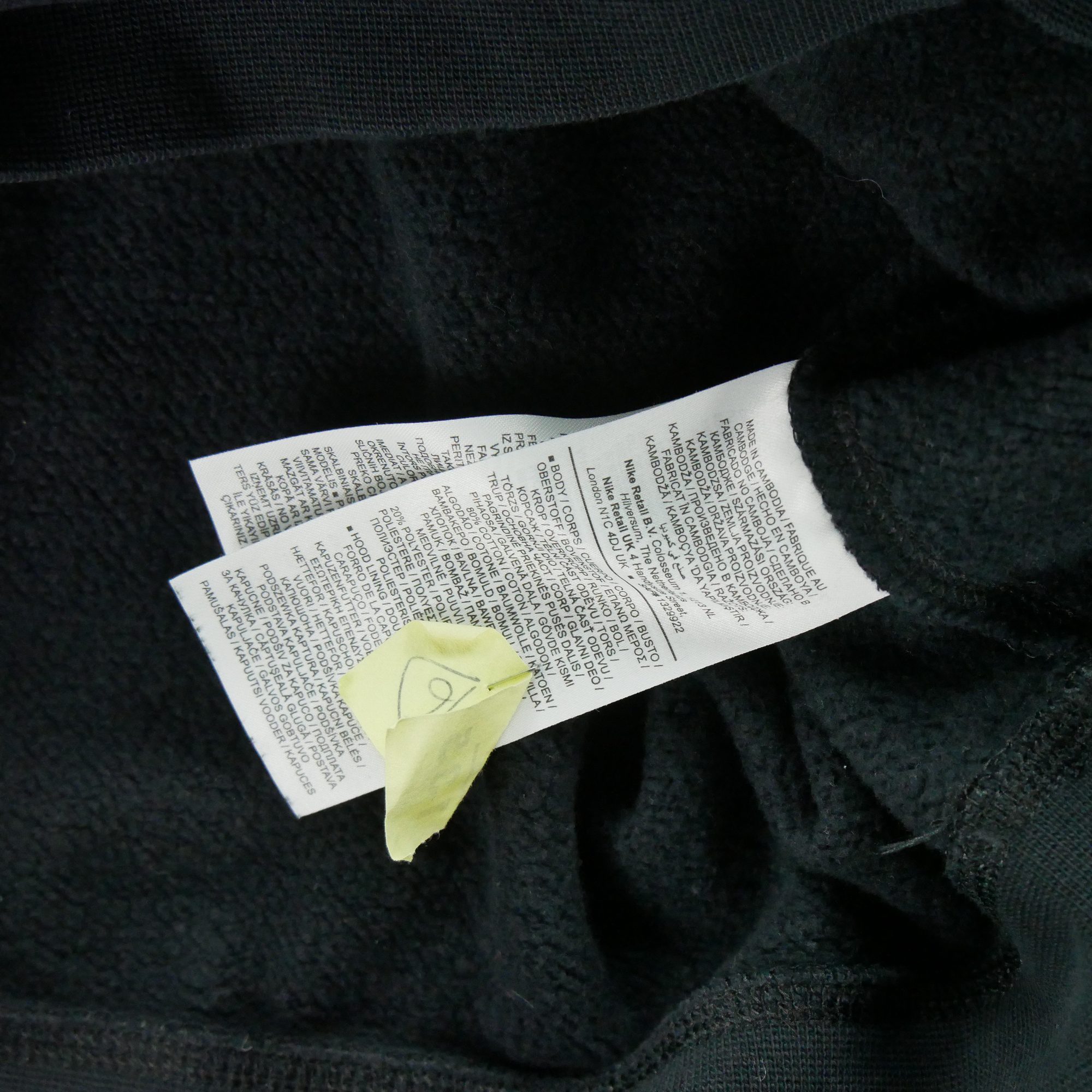 Sweat à capuche Homme  Noir 6