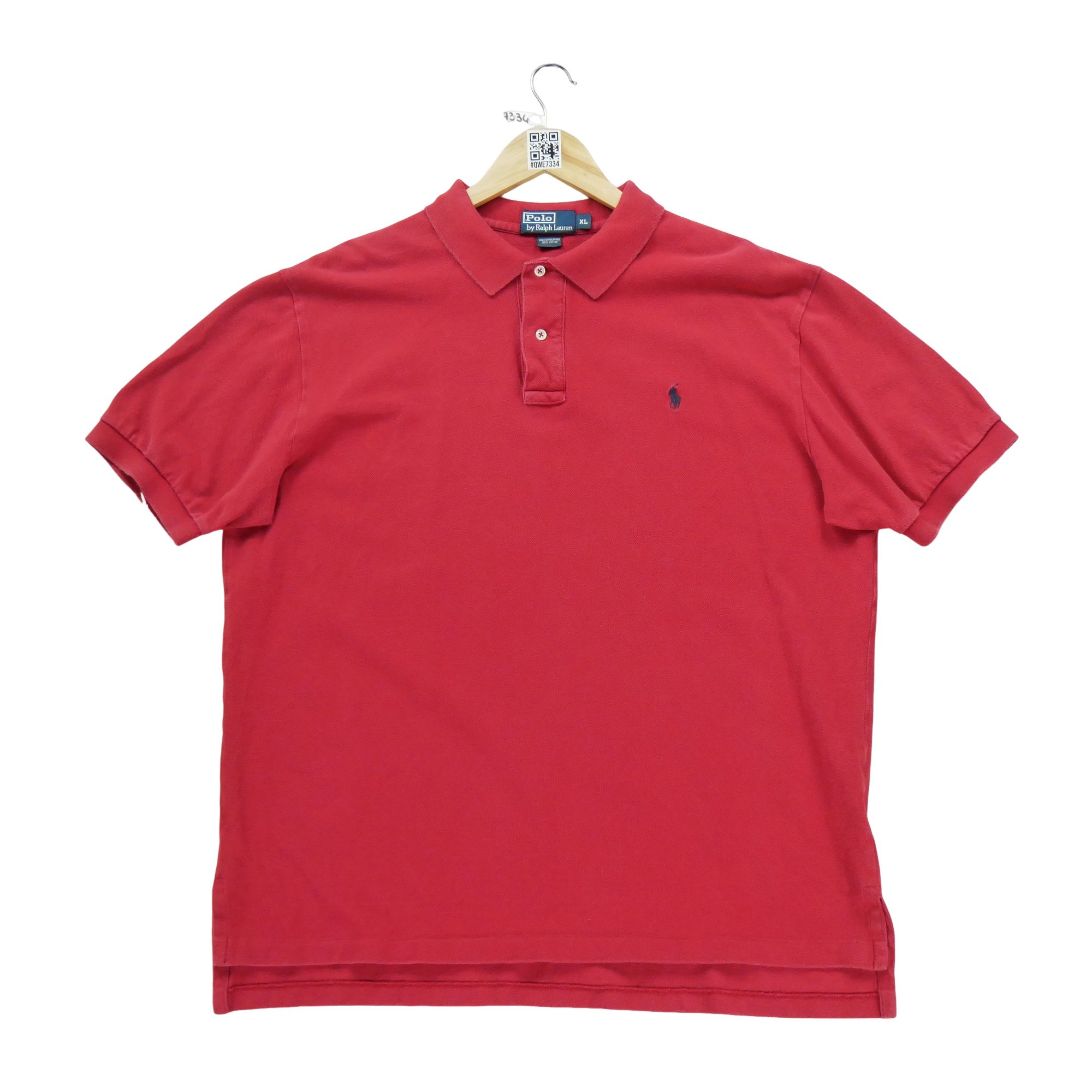 Polo manches courtes Homme  Rouge 2