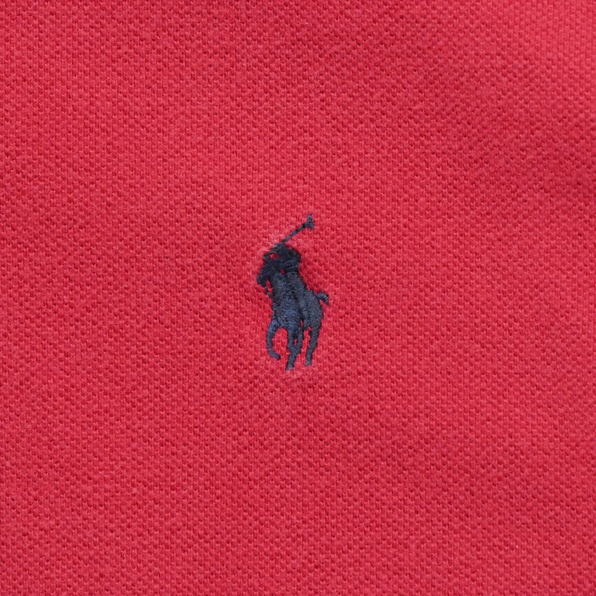 Polo manches courtes Homme  Rouge 5
