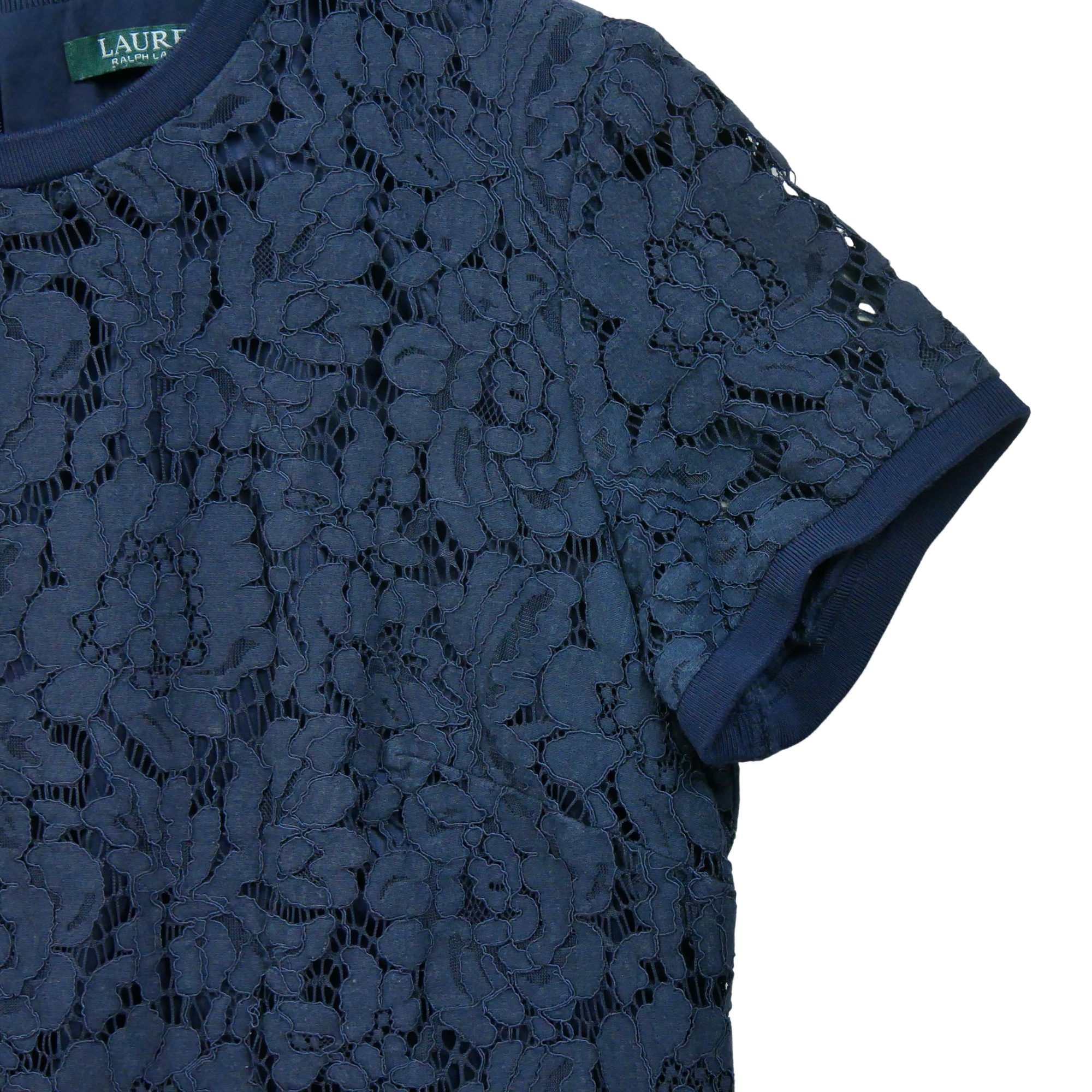 Robe Femme en dentelle Marine 4