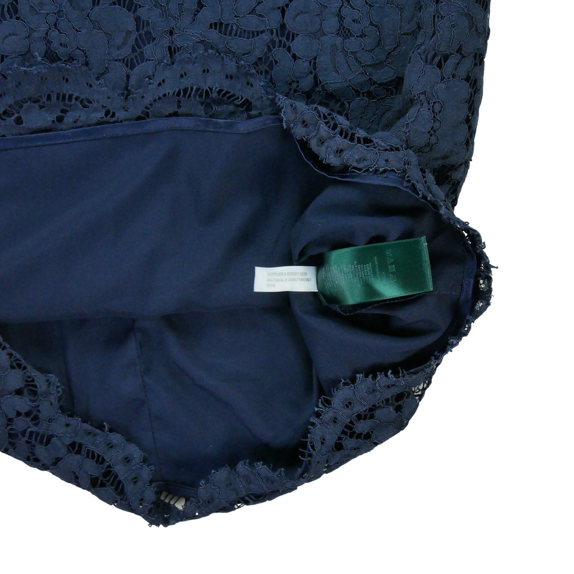 Robe Femme en dentelle Marine 7