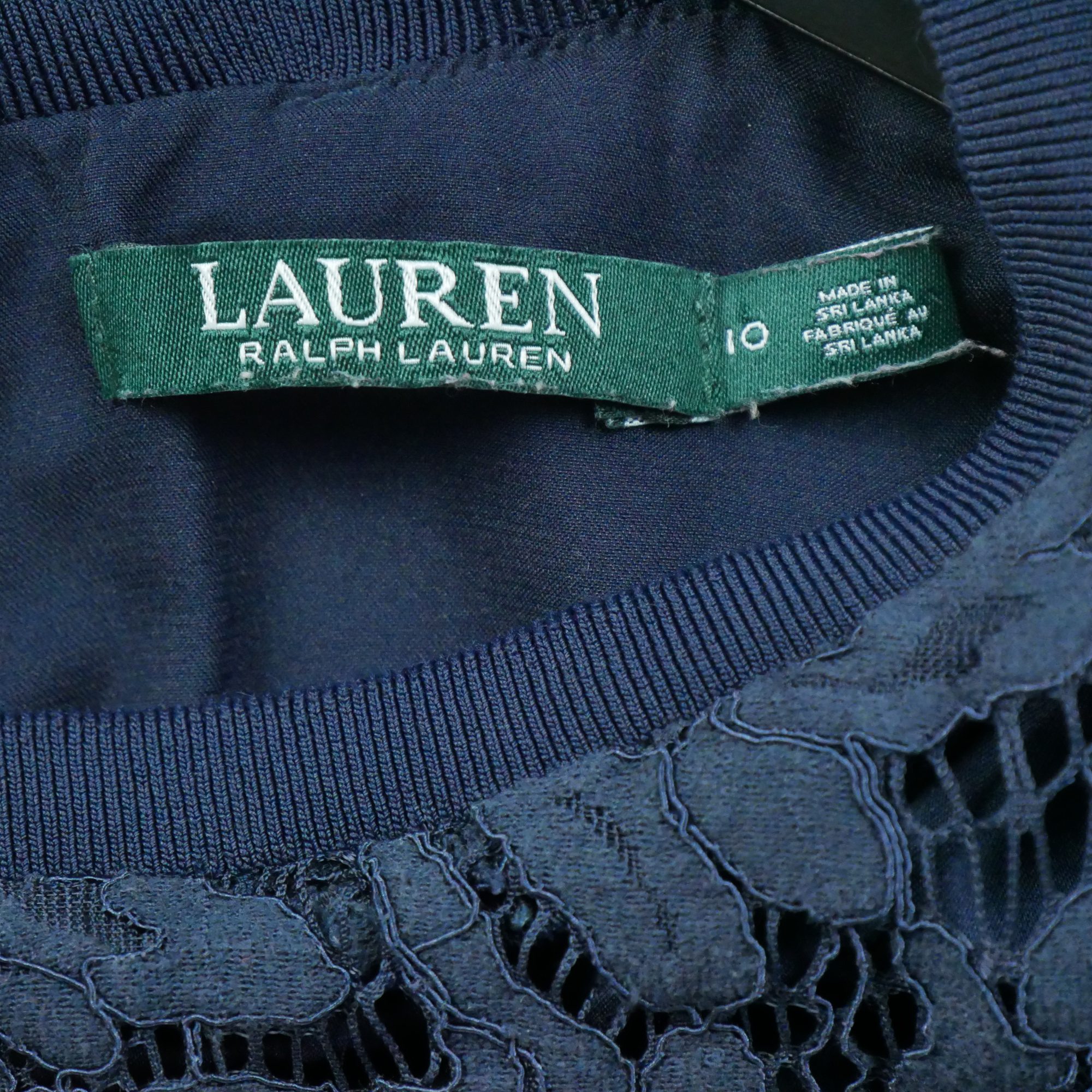 Robe Femme en dentelle Marine 8