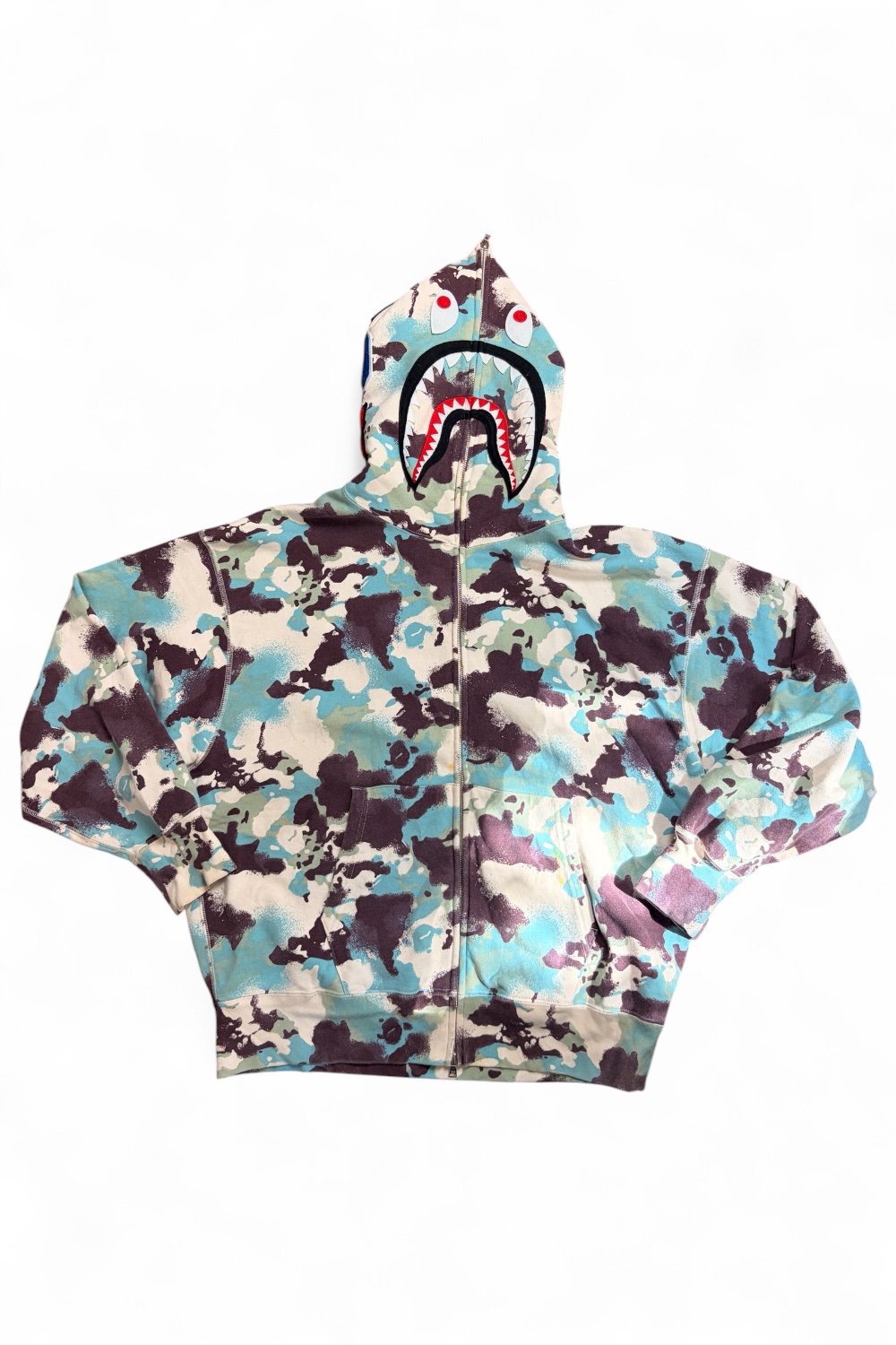 Shark BAPE a bathing ape map