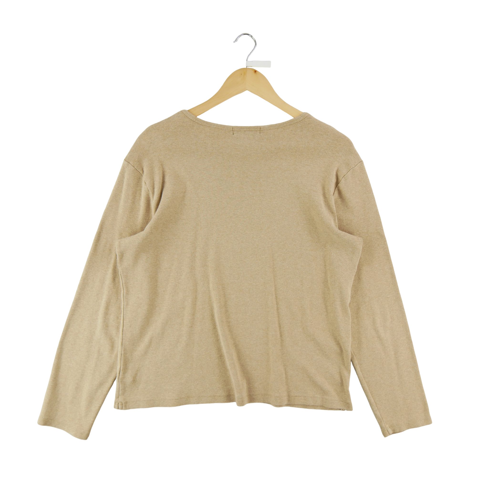 T-shirt manches longues Femme  Beige 2