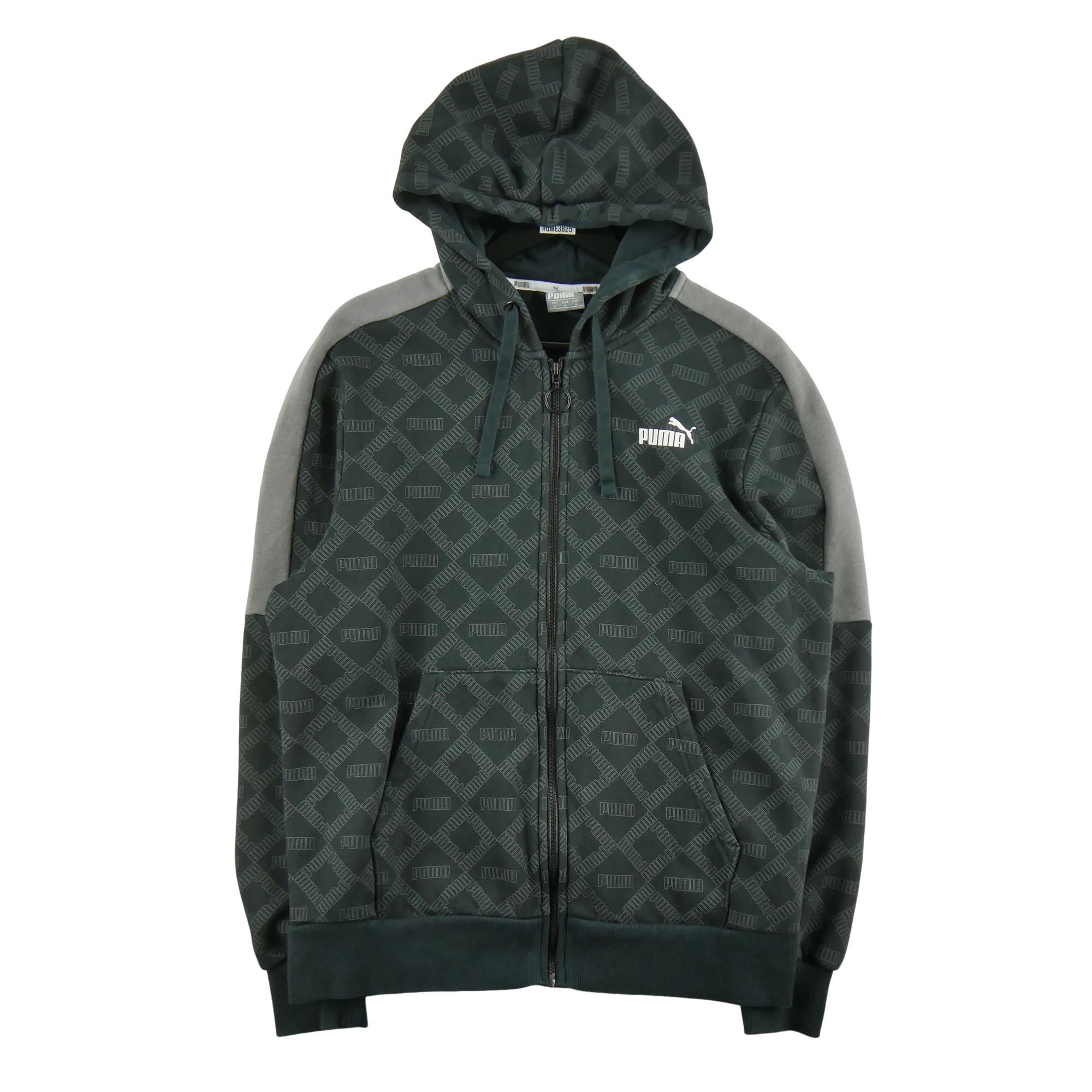 Sweat à capuche Homme  full zip Noir 1