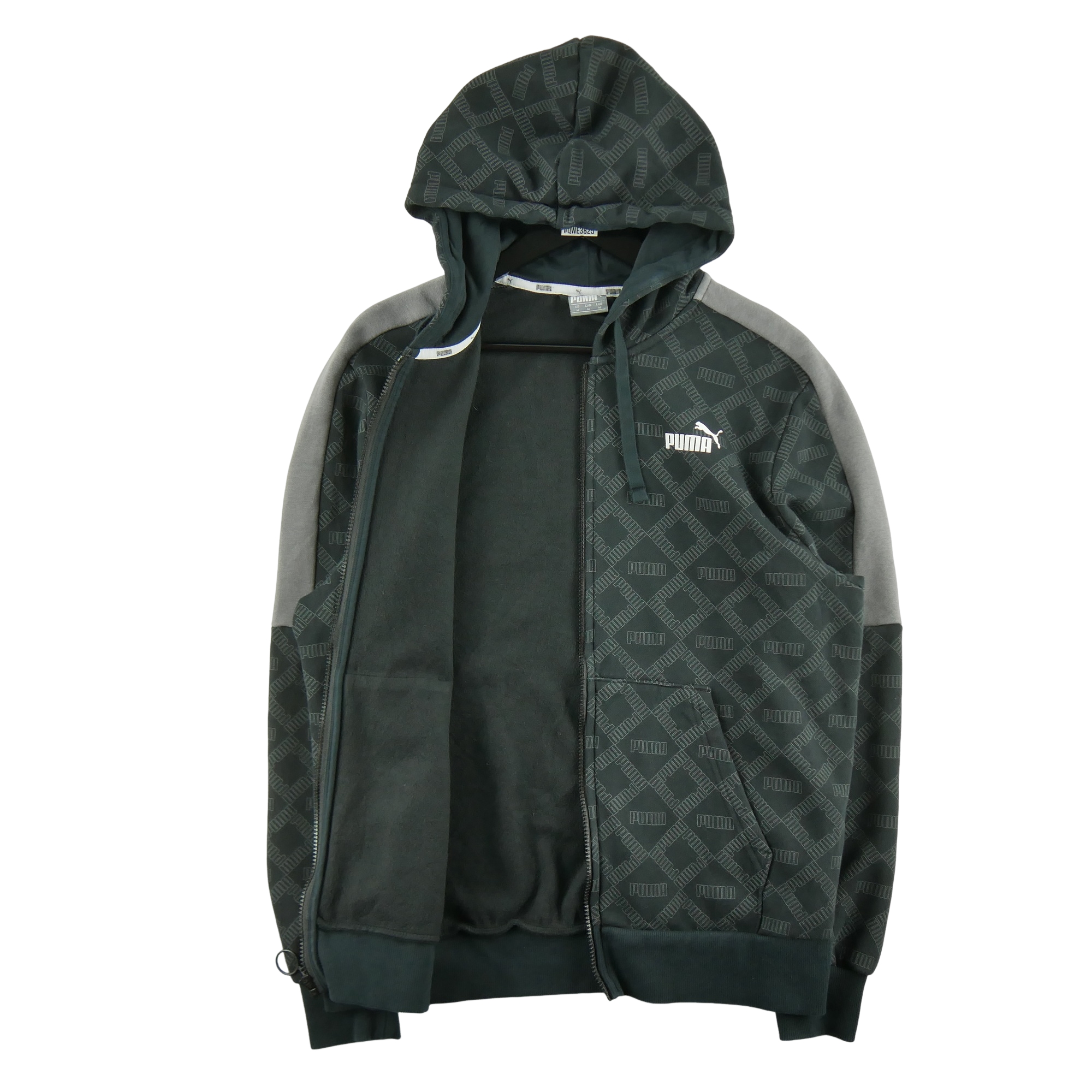 Sweat à capuche Homme  full zip Noir 3