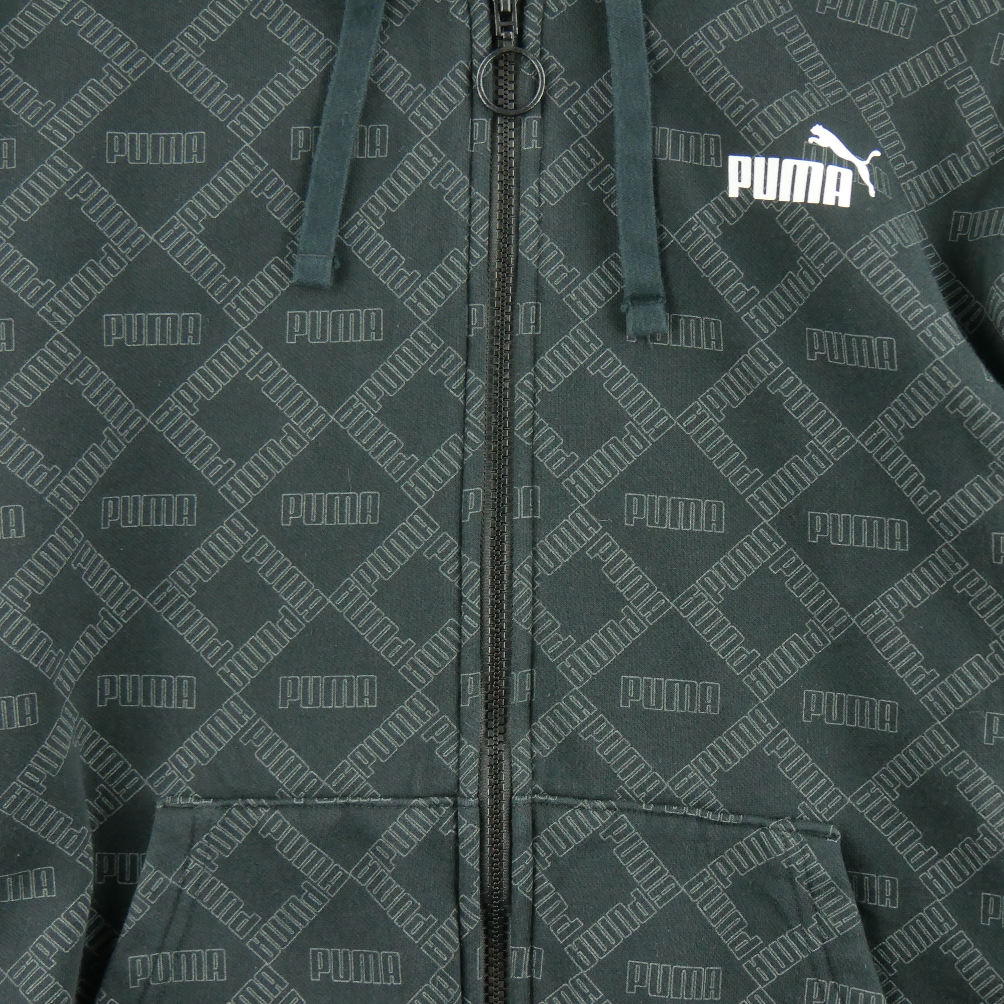 Sweat à capuche Homme  full zip Noir 4
